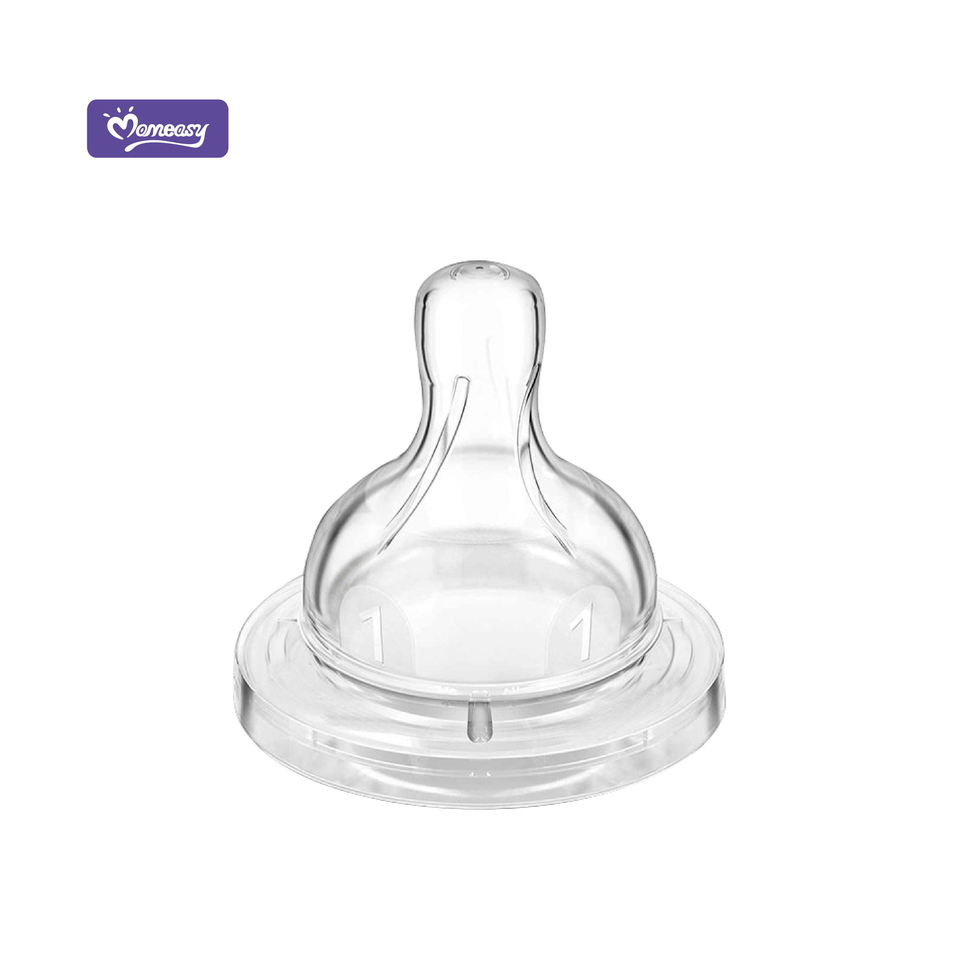 2Pk Wide -Neck Silicone Nipple