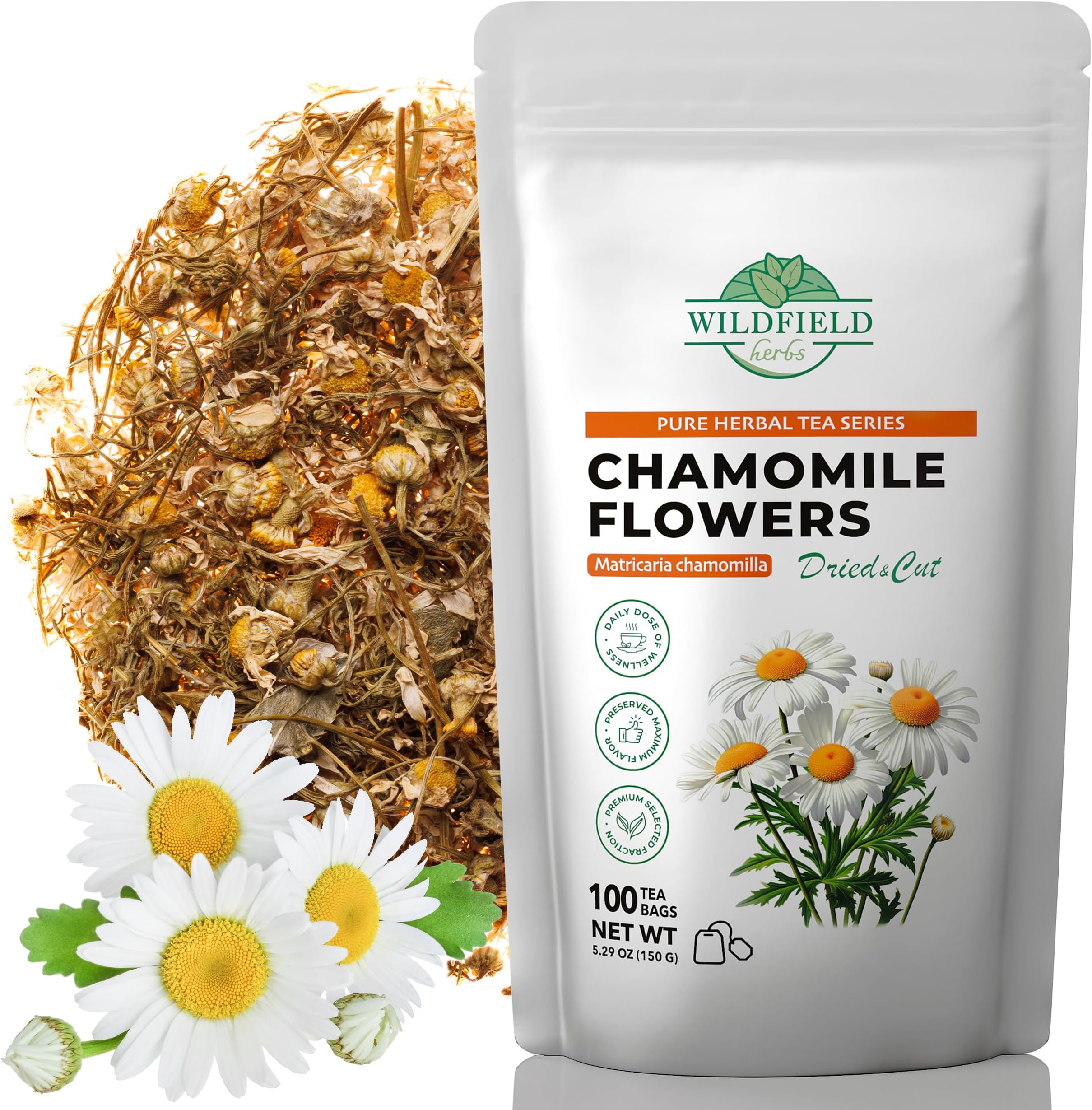 Afya Chamomile Organic T/Bag 50G