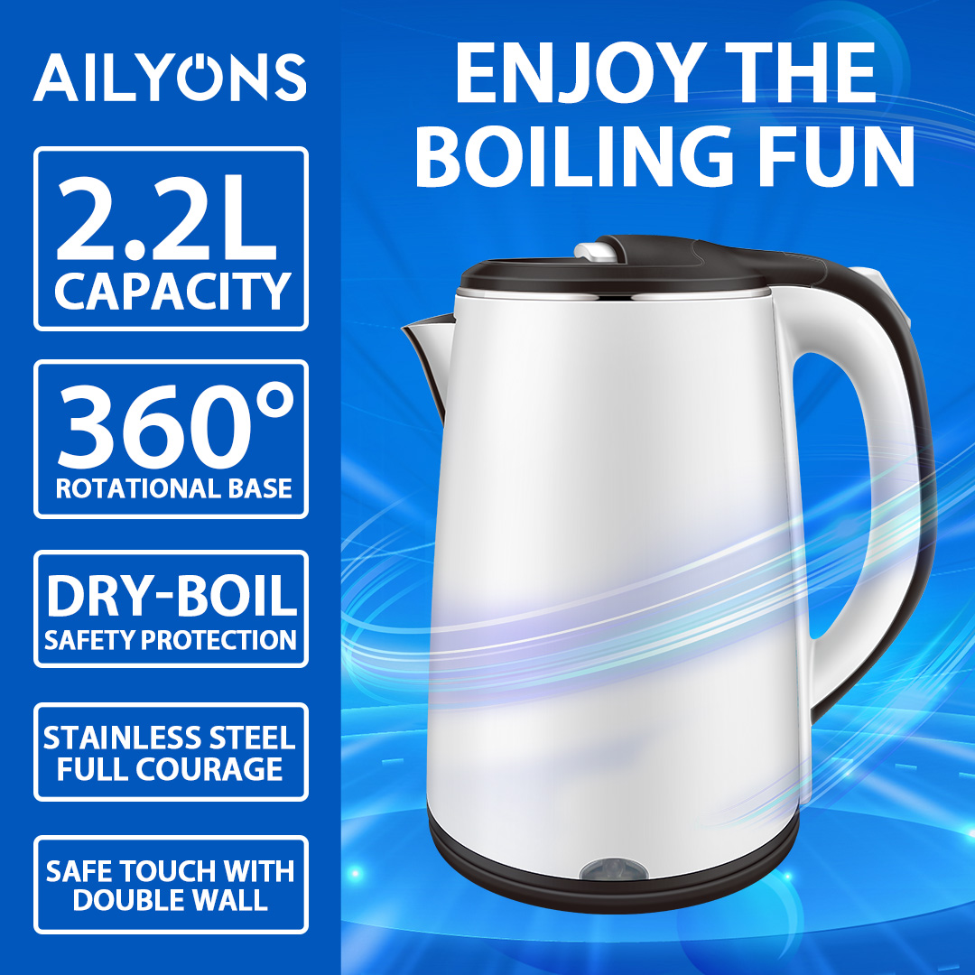 Ailyons Glass Cordless Kettle Fk-0309