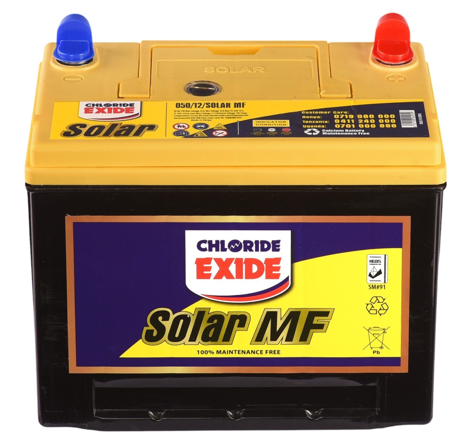 Battery Chloride Exide P.last 045