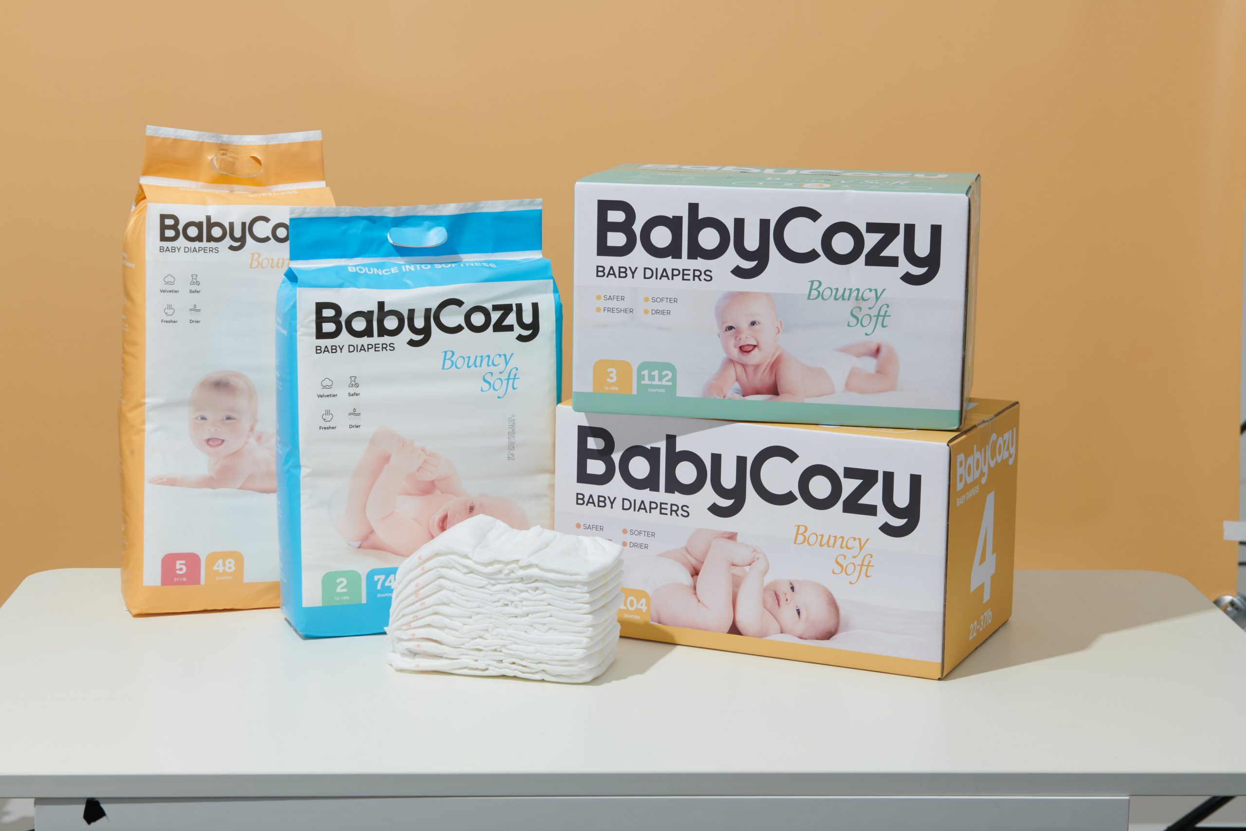 Bouncy Baby Diapers Maxi 32Pcs