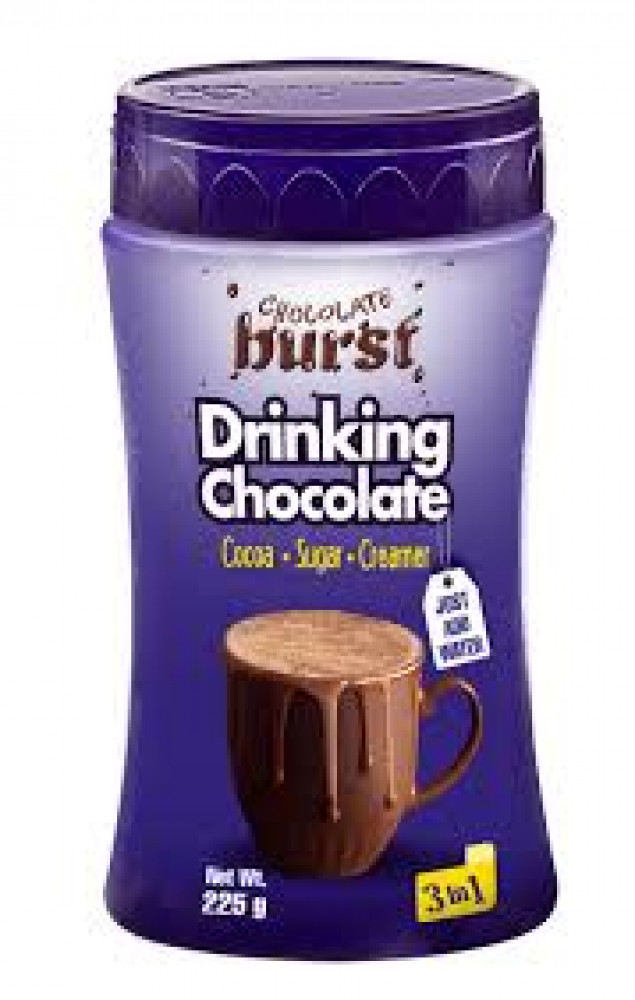 Burst Drinking Chocolate 225G 3In1