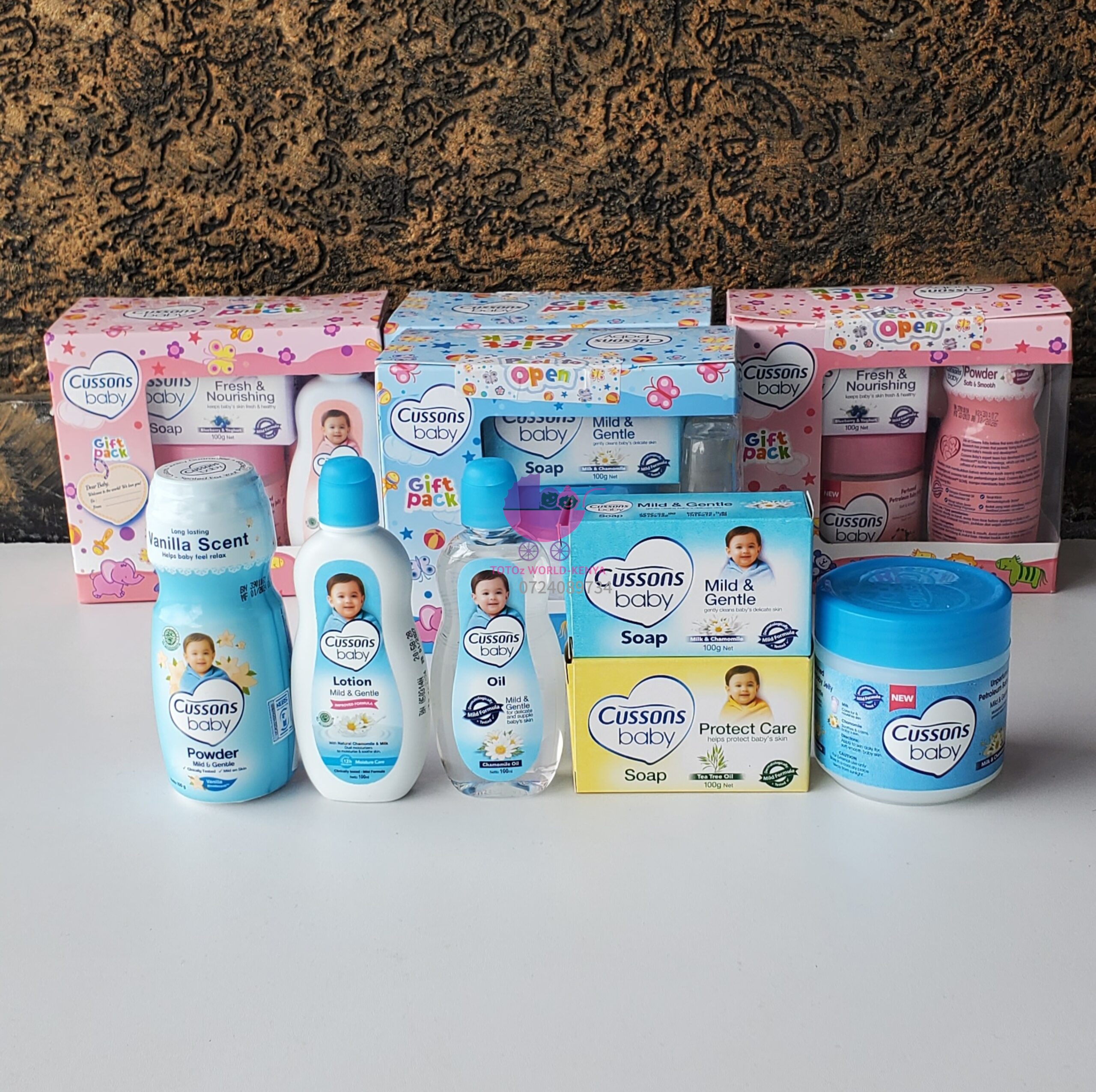 Cussons Baby Gift Pack Large Blue/Pink