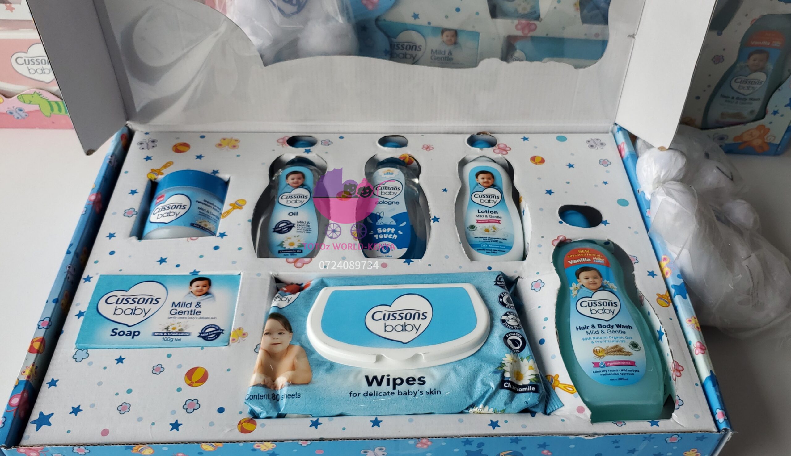 Cussons Baby Pack Small Blue/Pink