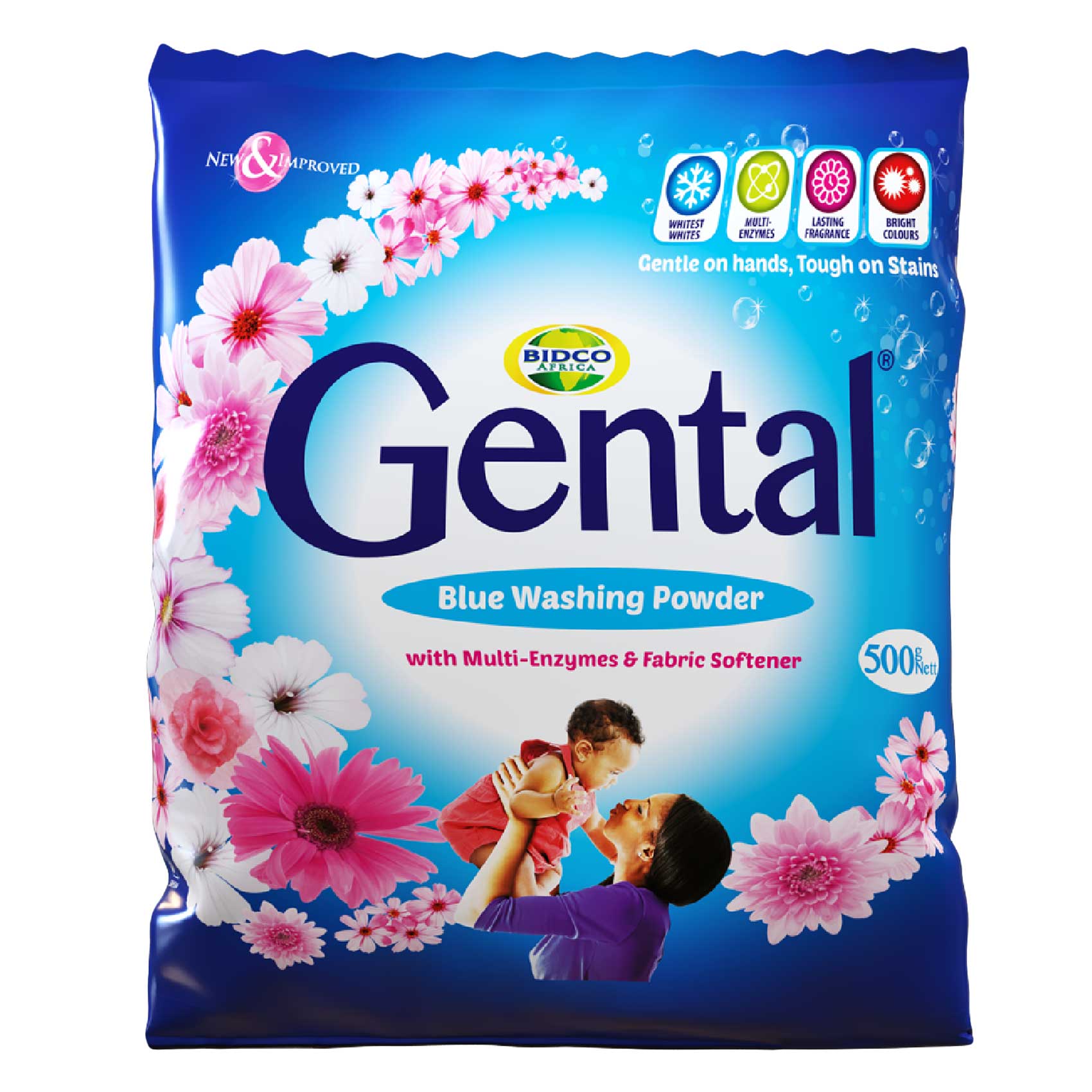 Gental Blue Washing Powder Satchet 1Kg
