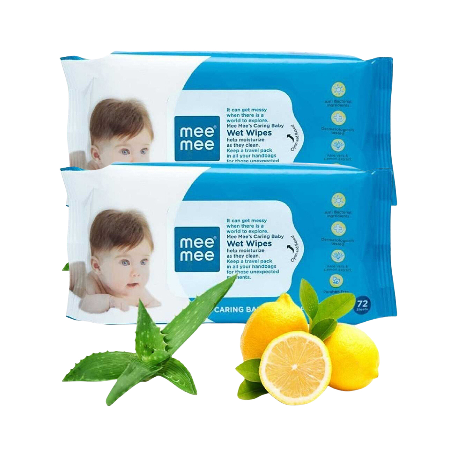 Golden Baby Wipes 72Pcs