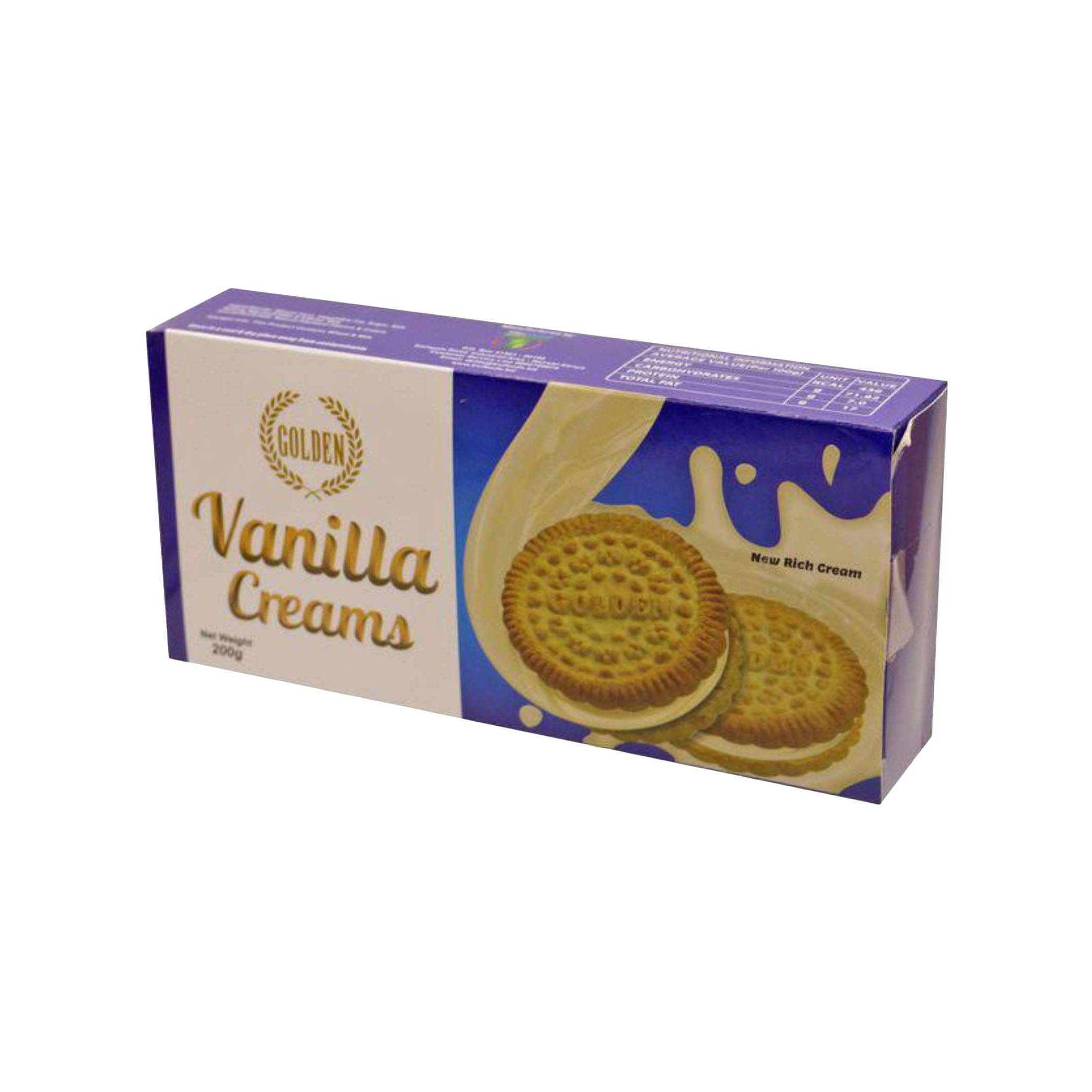 Golden Cream Vanilla Biscuit 200G