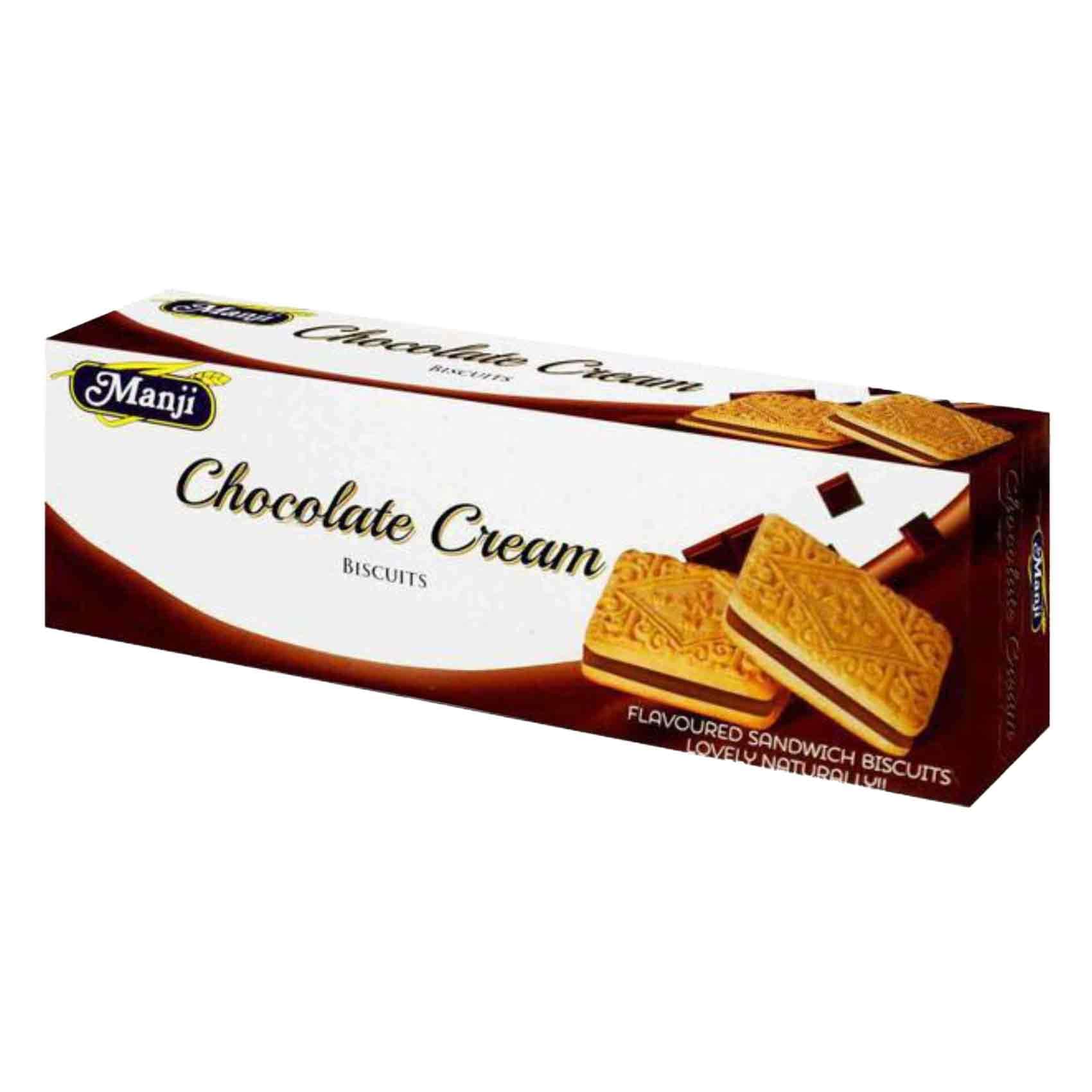 Manji Cream Biscuits Choclate 78Gms Carton