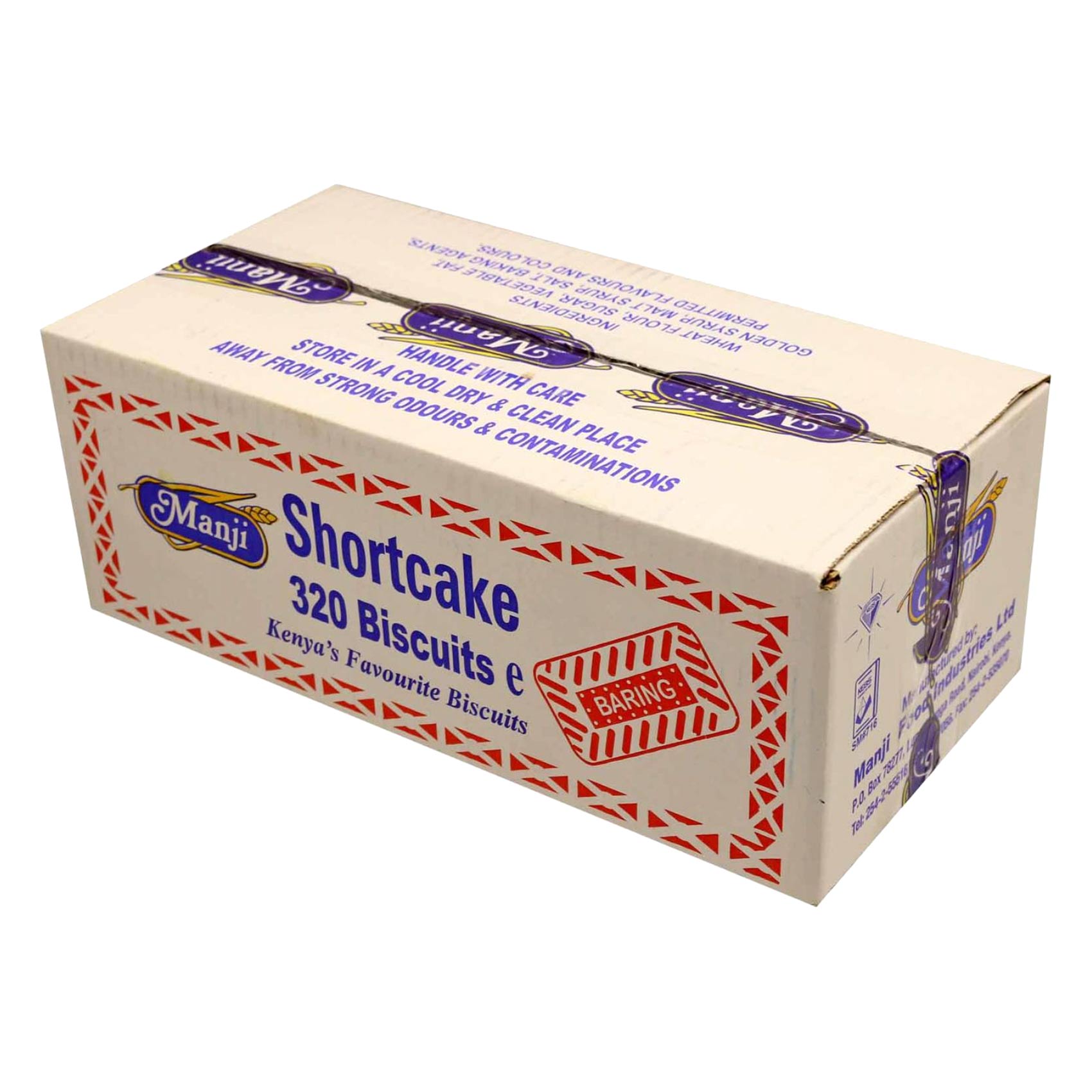 Manji Shortcake Biscuits 2.25Kg Ctn