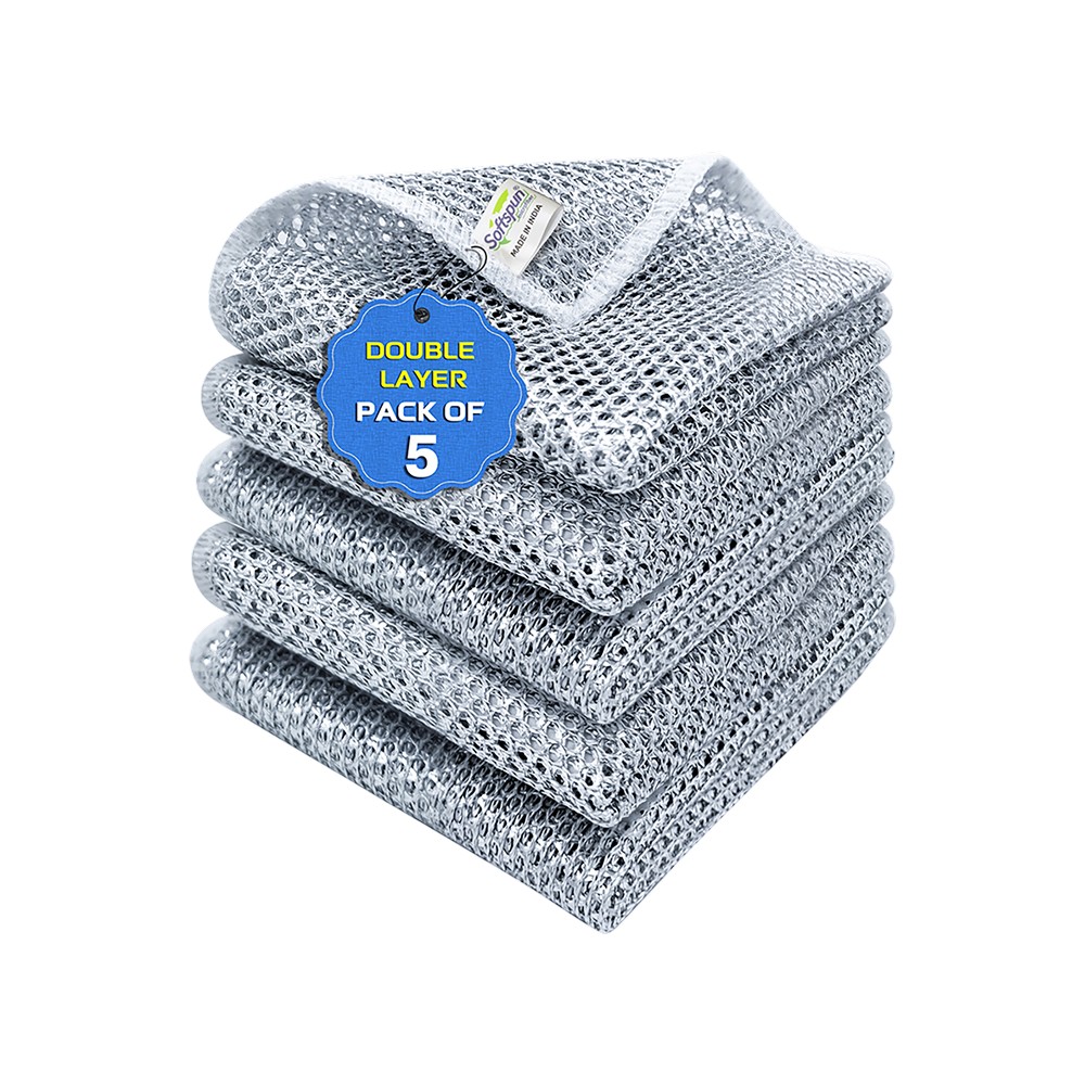 Max Brite Wire Mesh Scrubber 5Pc
