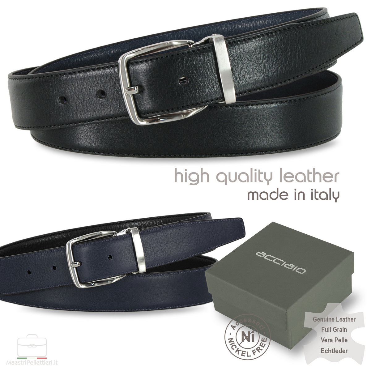 Men's Belt One/Two Side