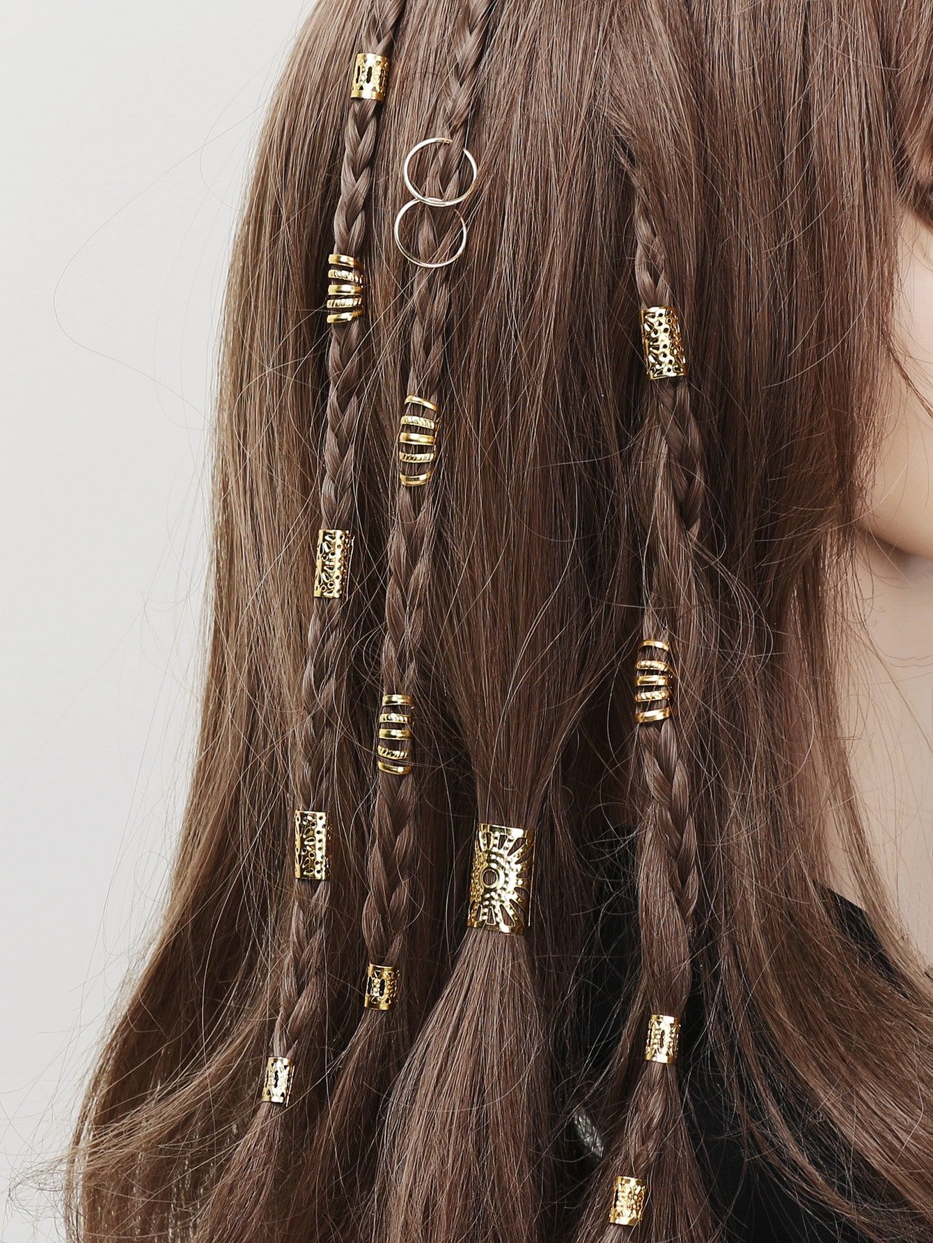 Metal Hair Beads 1Pc