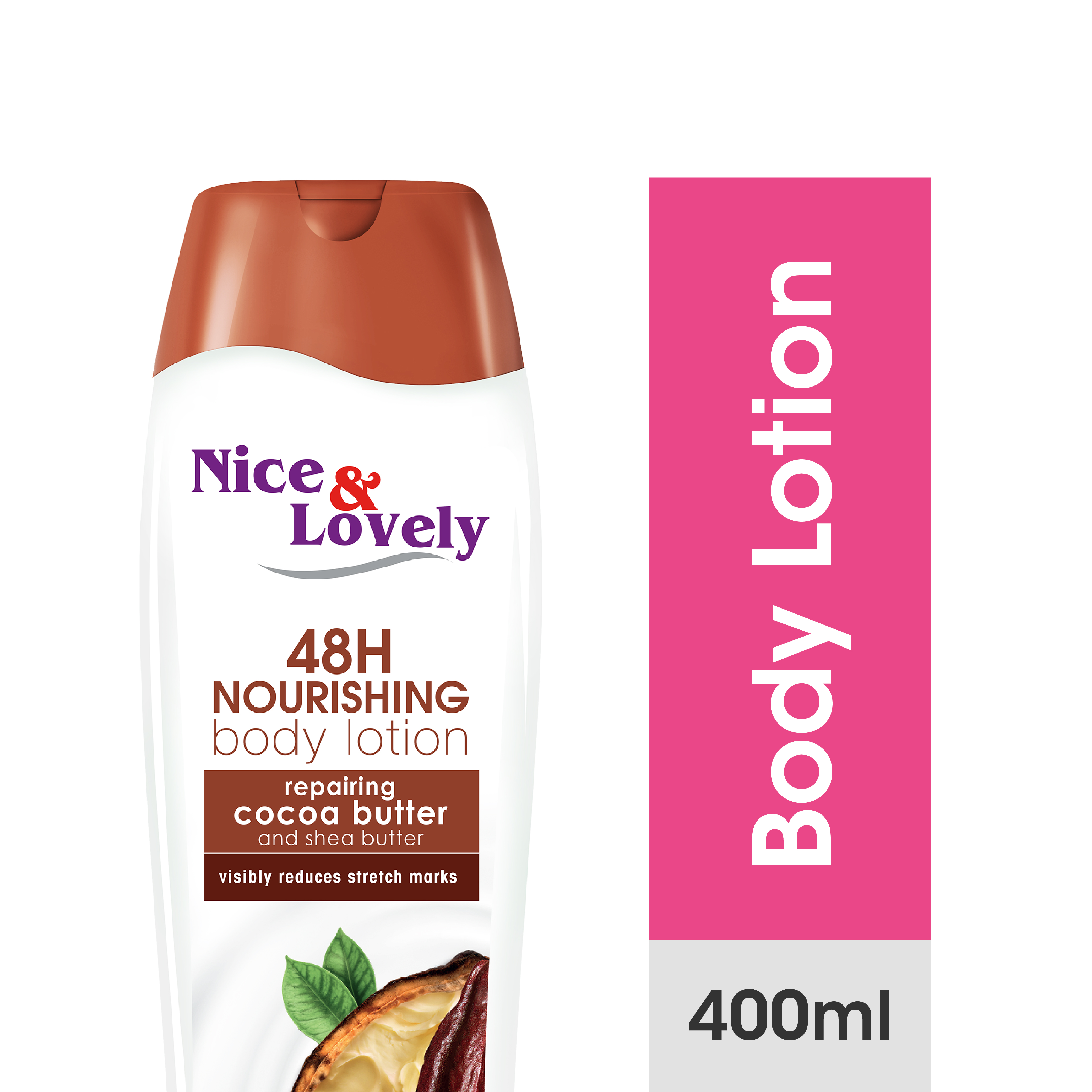 Nice And Lovely Cocoa Butter Lotion 400Ml Banded