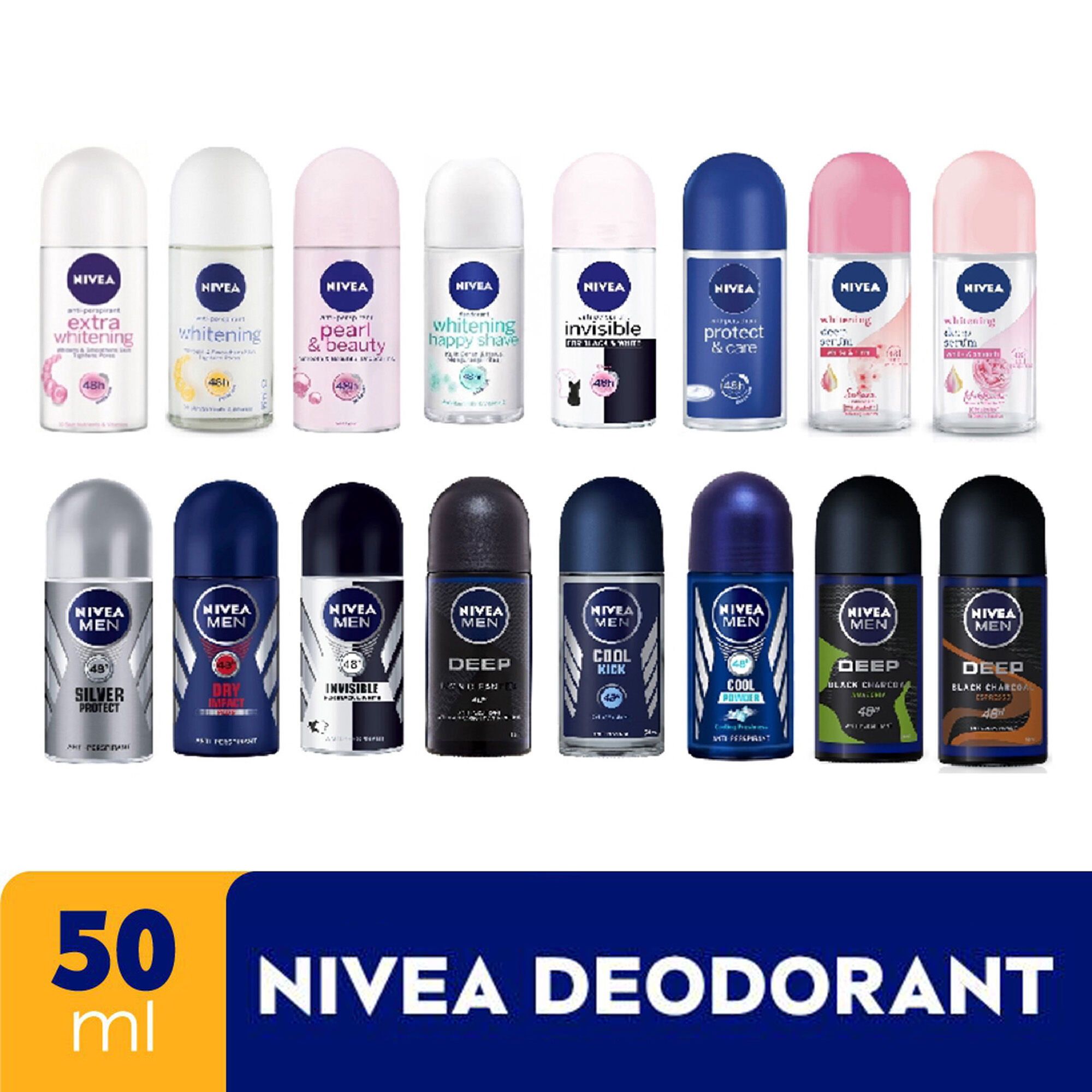 Nivea Deo Stick Assort.roll On 50Ml