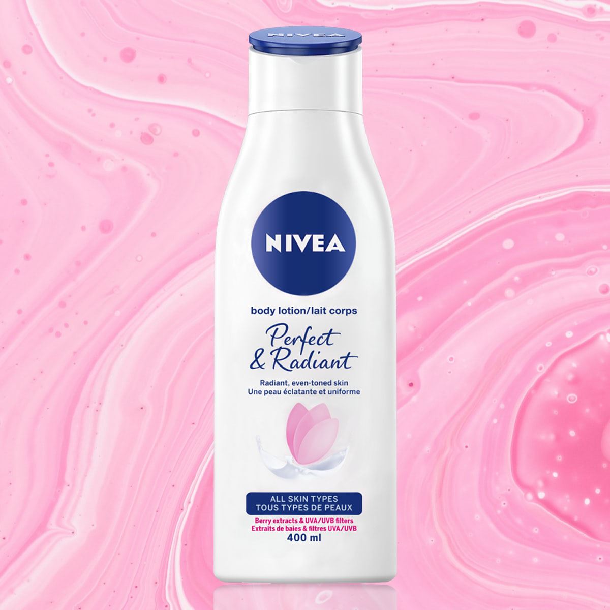 Nivea Lotion Radiant&Beauty A.care 400Ml