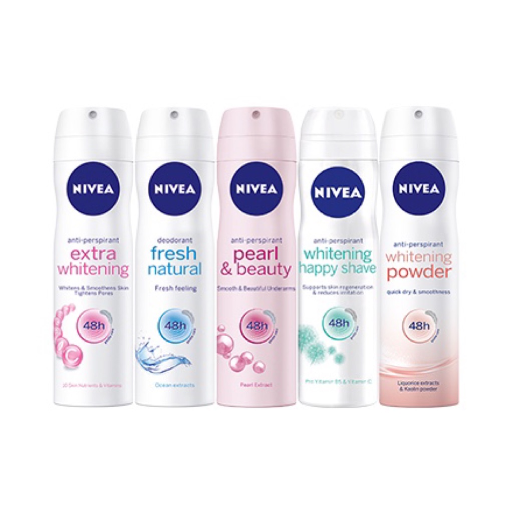 Nivea Spray 150Ml Asst.