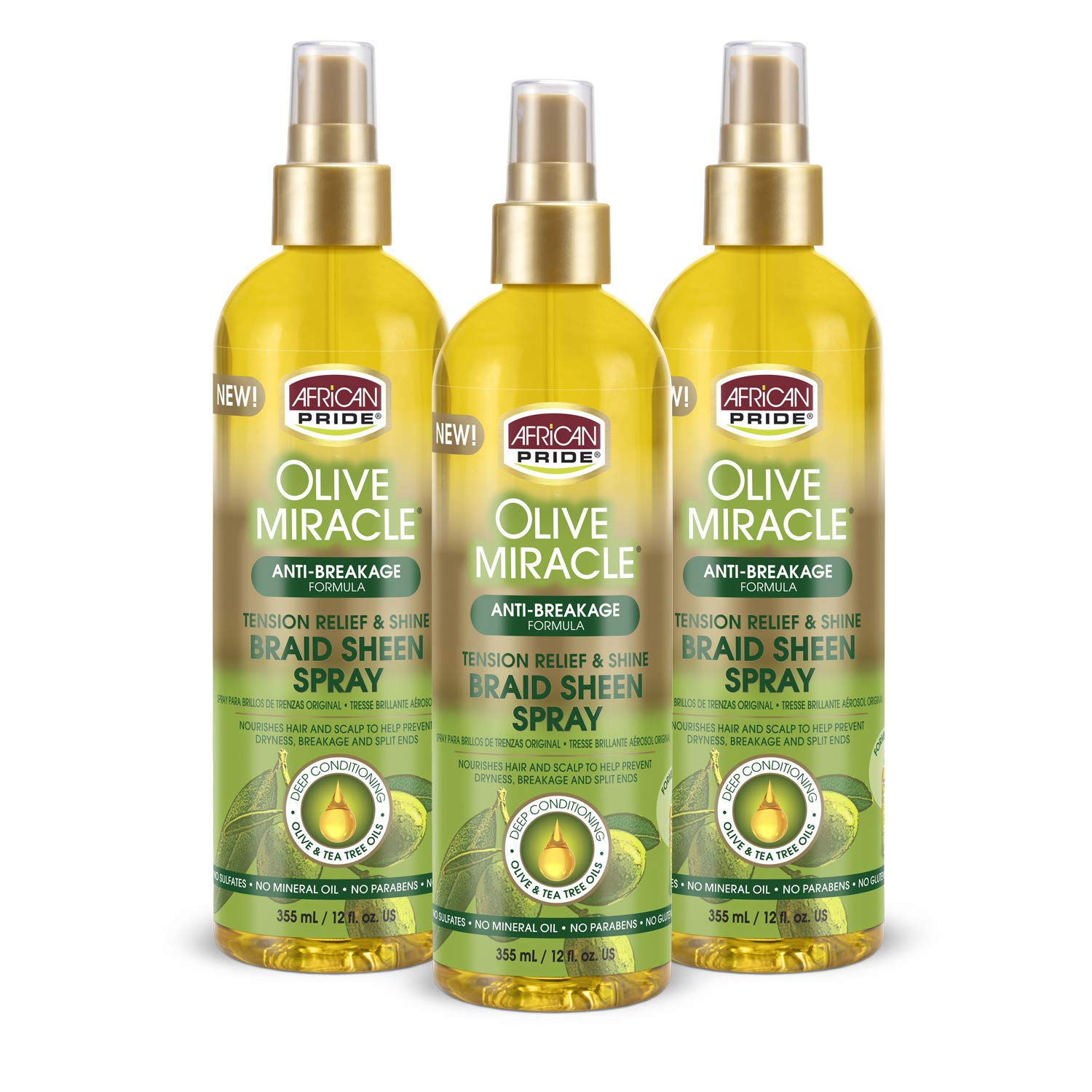 Olive Braid Spray 120Ml