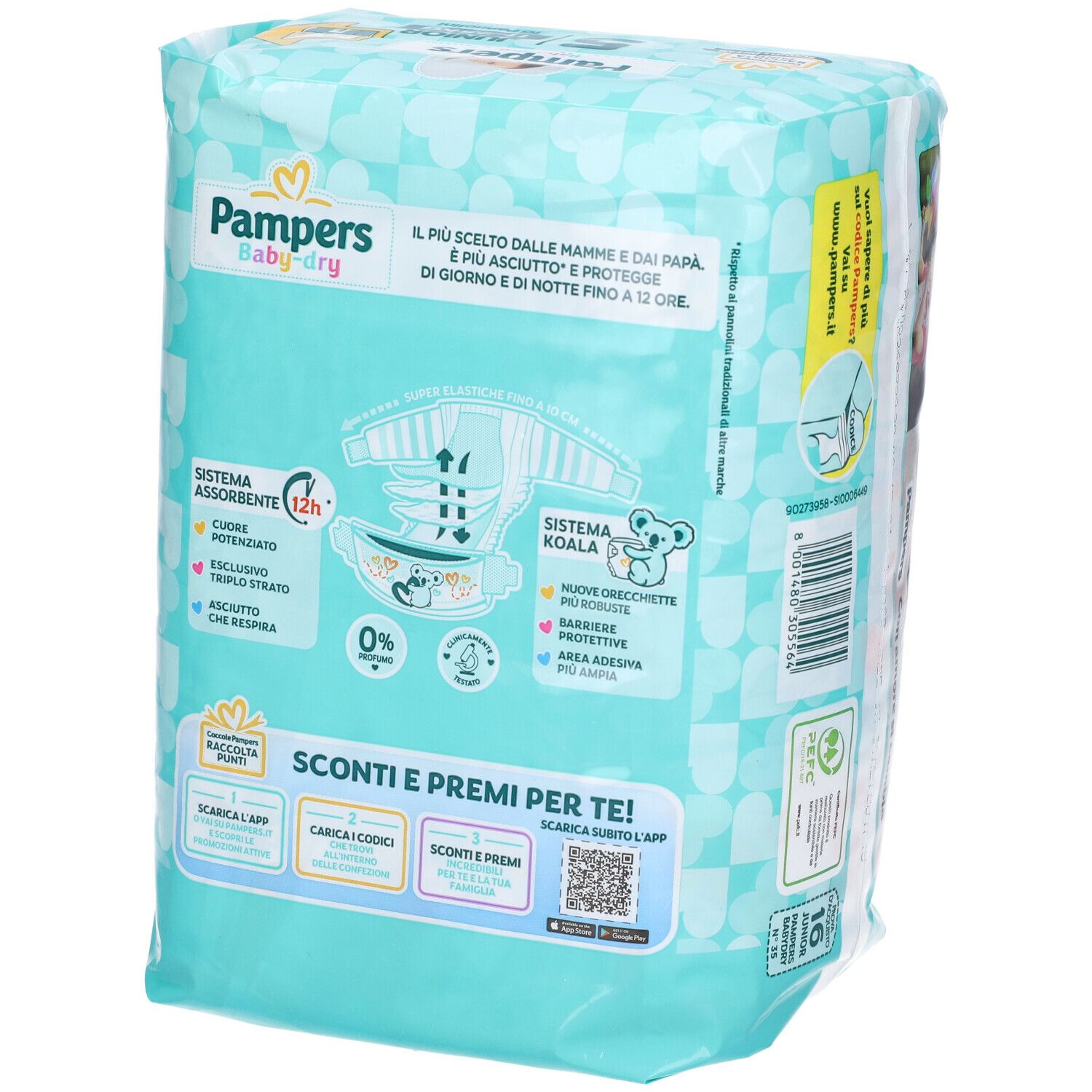 Pampers Baby Dry Junior 11-25Kg 1Pc