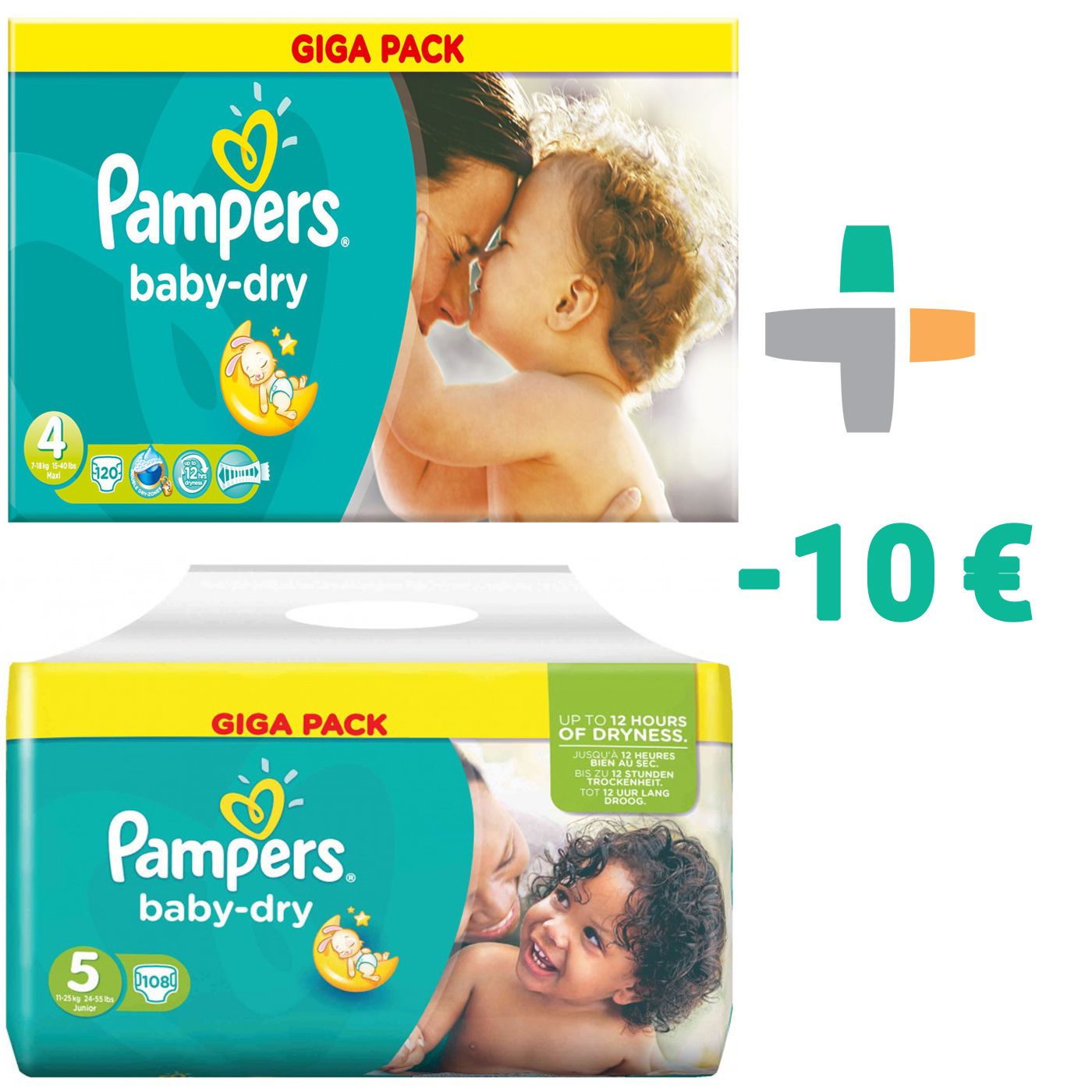 Pampers Baby Dry Maxi 9-18Kg 1Pc