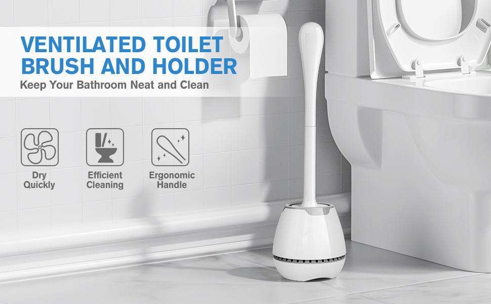 Panda Toilet Brush With Holder