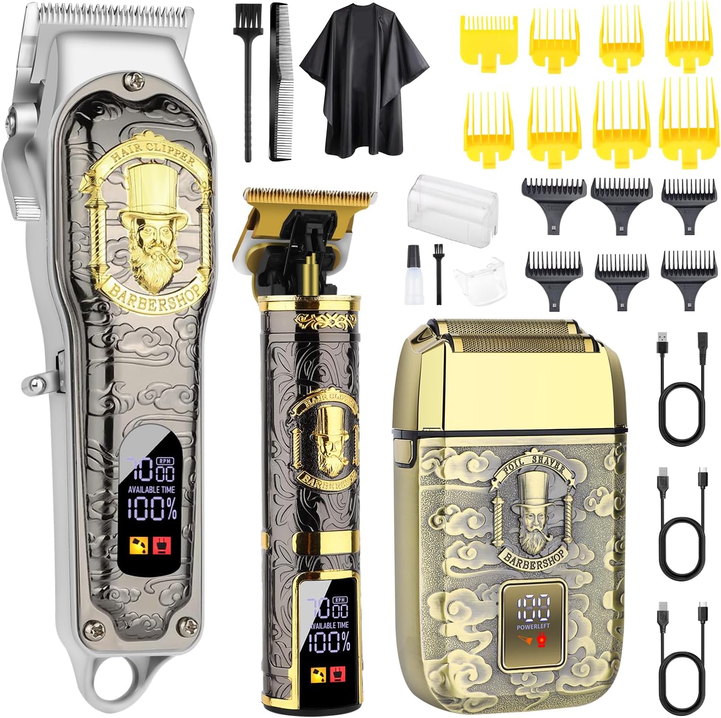 Professional Hair Clipper Rechargeable