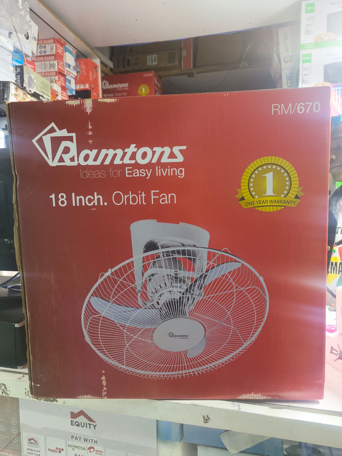 Ramtons Orbit Fan 18,Rm/670
