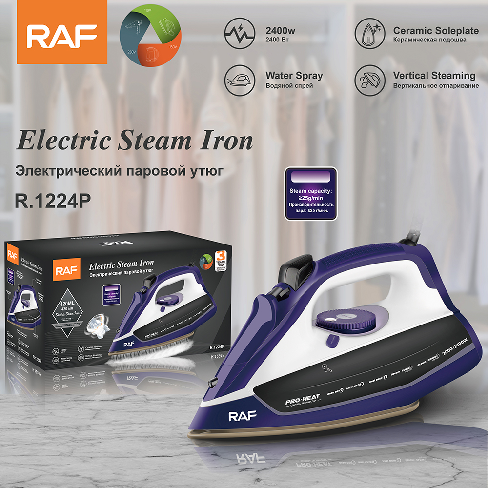Rashnik Steam Iron Ceramic Plate Rn-725