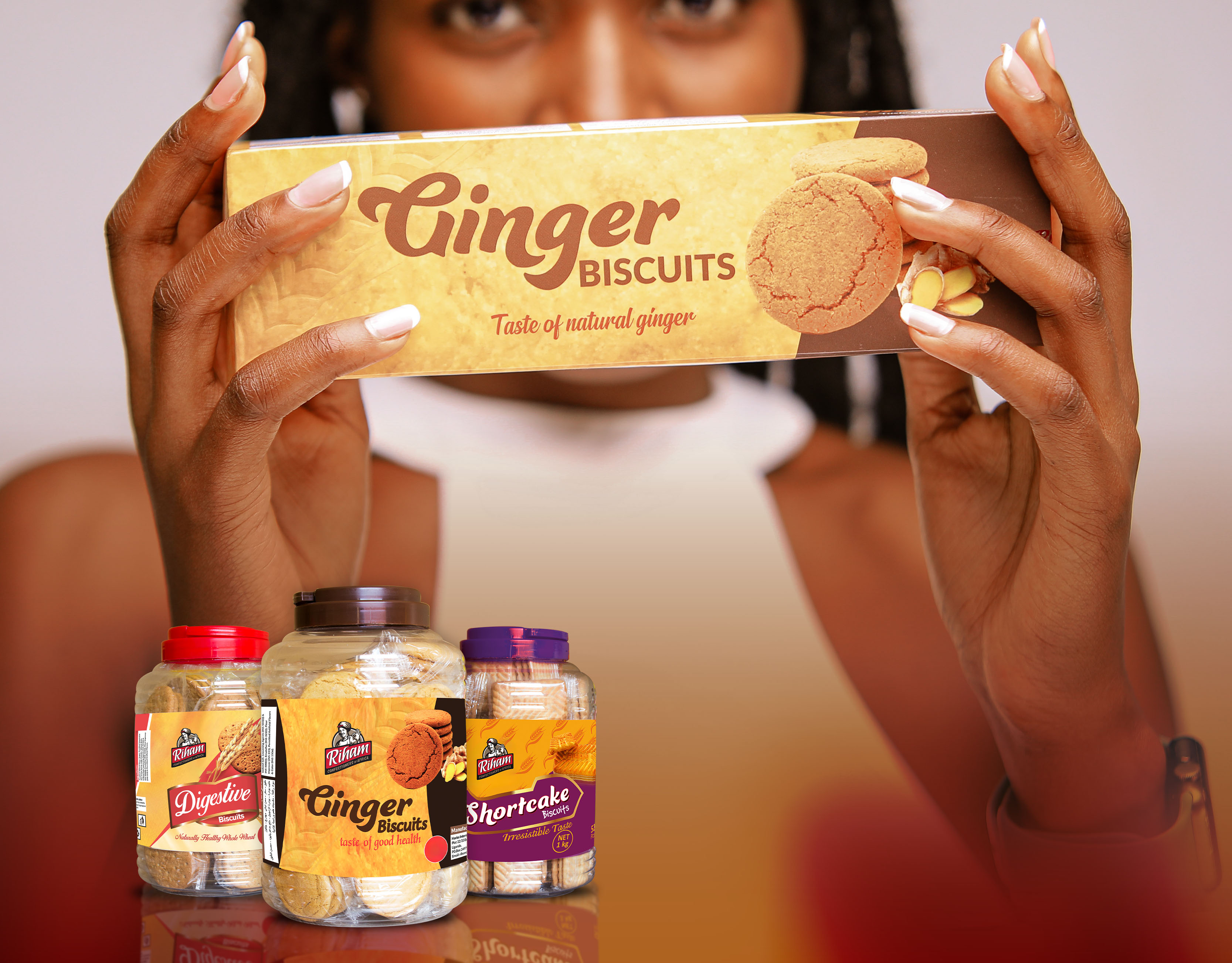 Riham Ginger Biscuits 200G