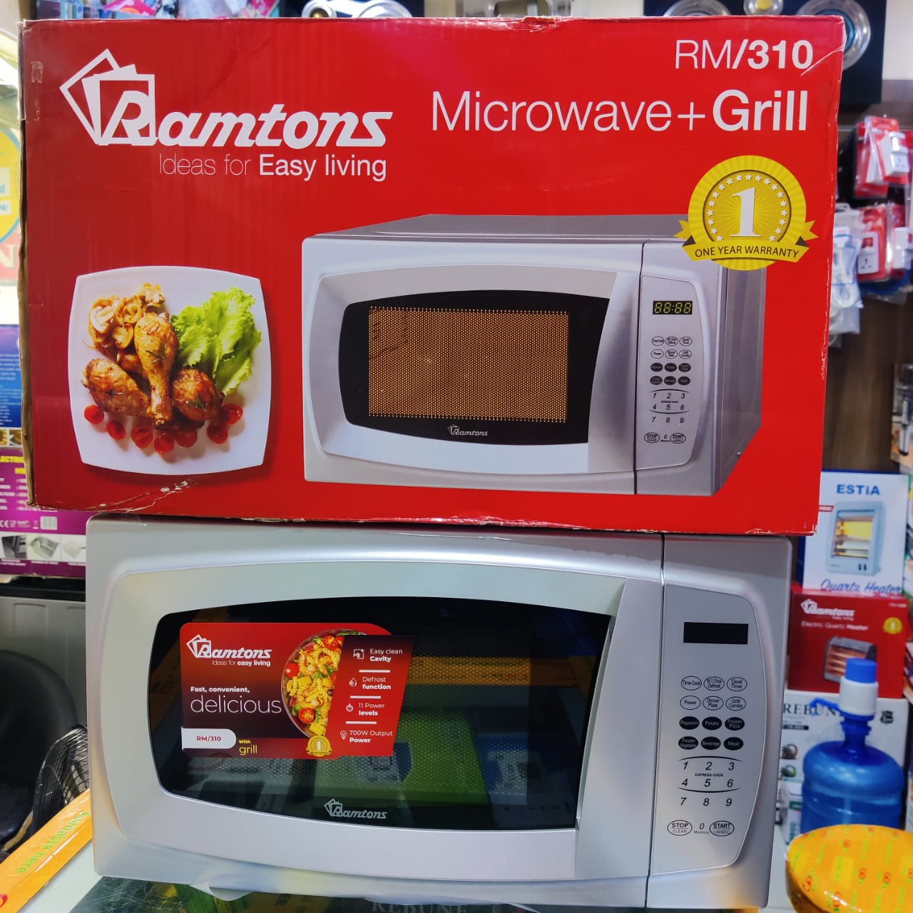 Rm/310 20Lt Micro+Grill Silver