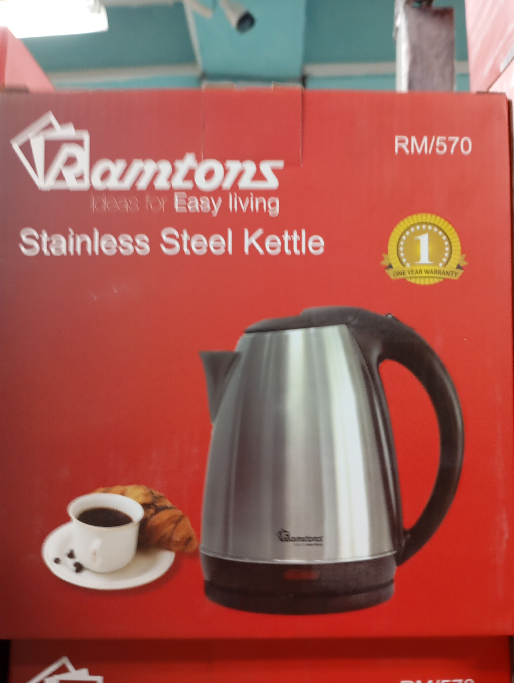 Rm/570 S/Steel Cordless Kettle 1.7Lt