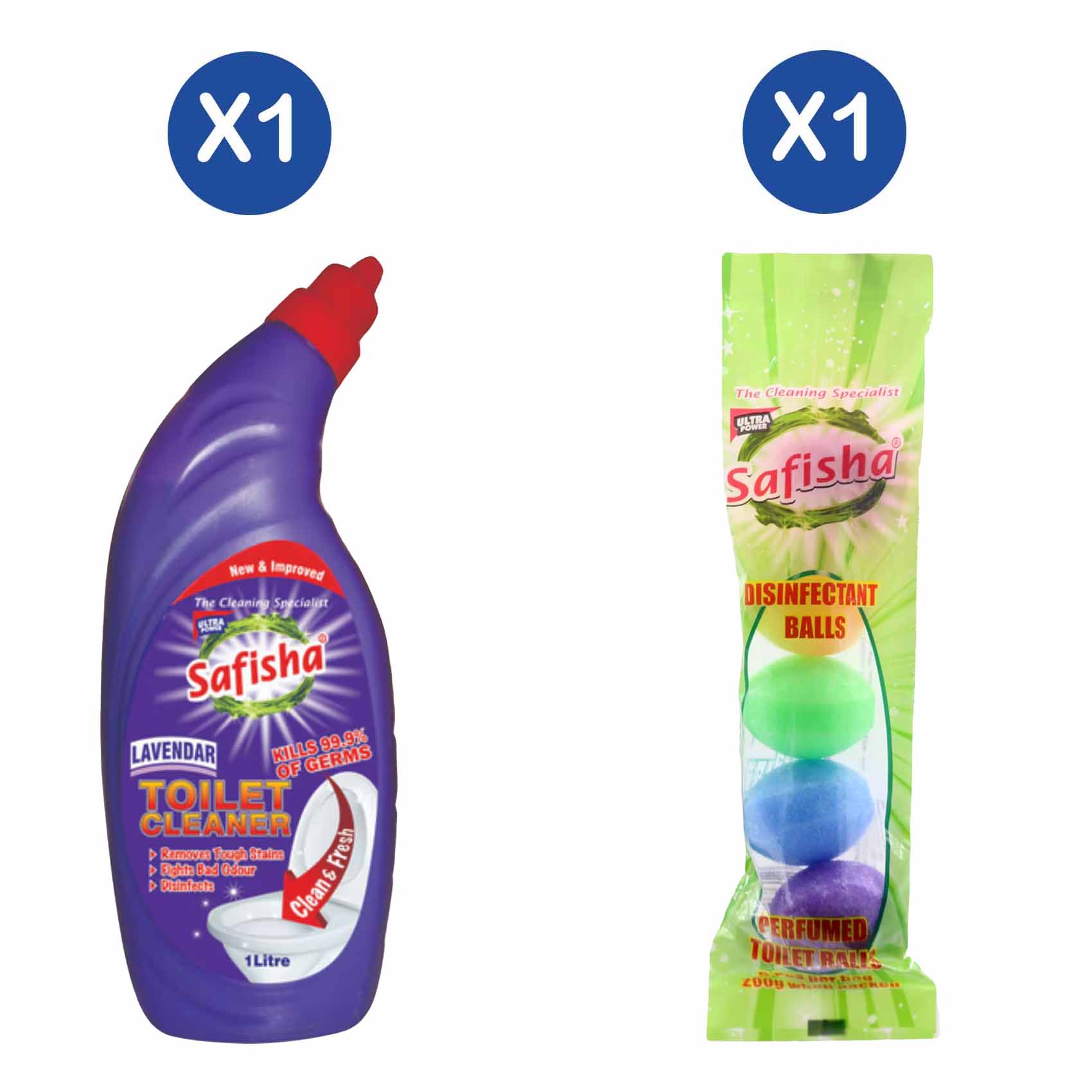 Safisha Toilet Cleaner Assorted 1L