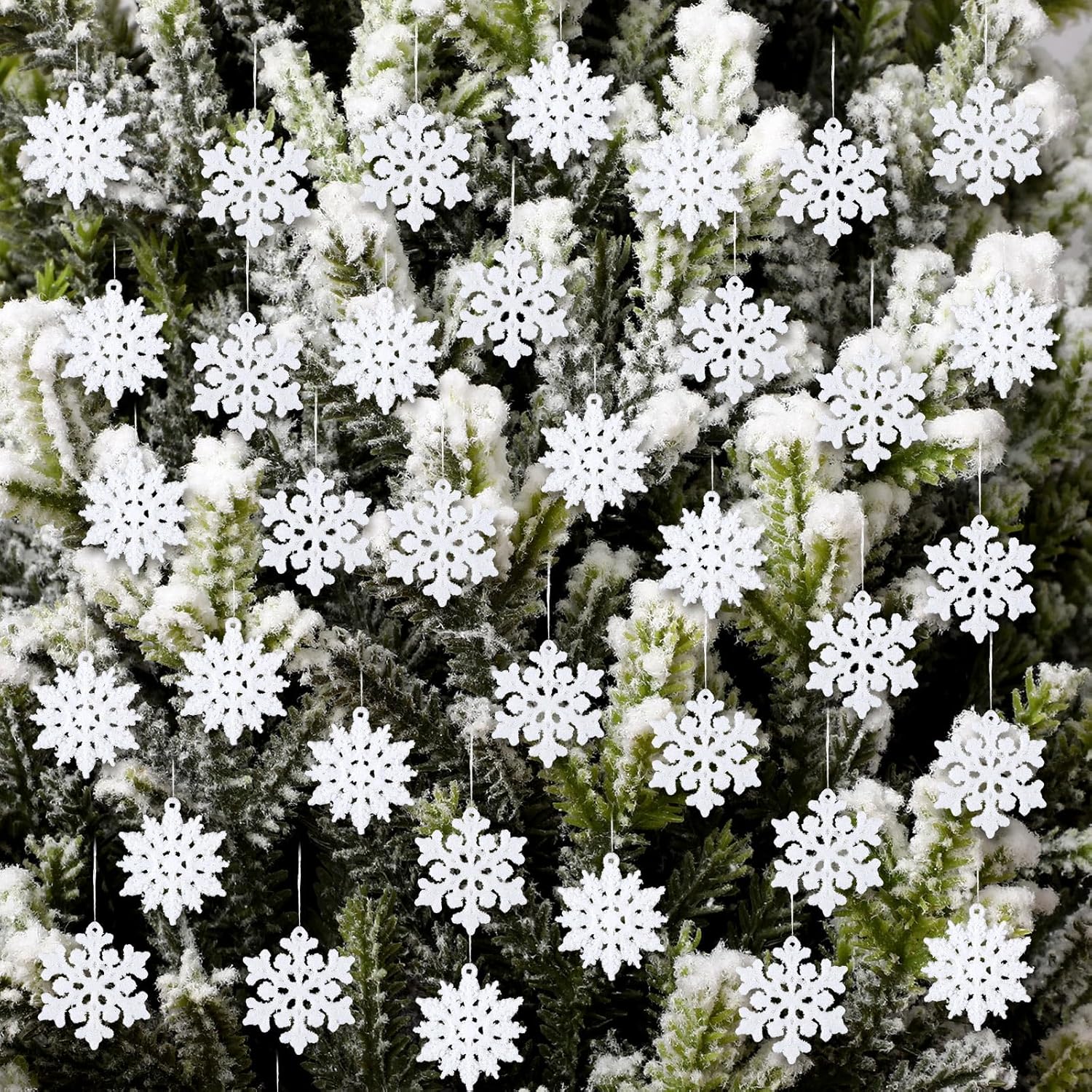 Snow Flakes Christmas Decorations Small