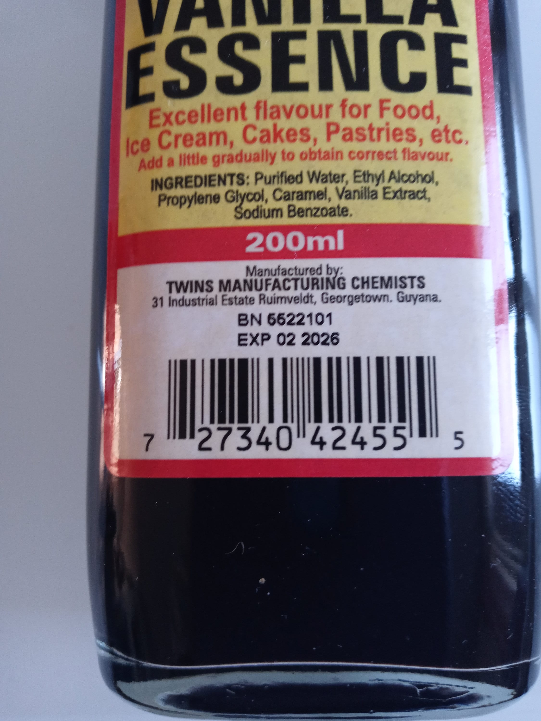 Sosoft Vanilla Essence 2.5L