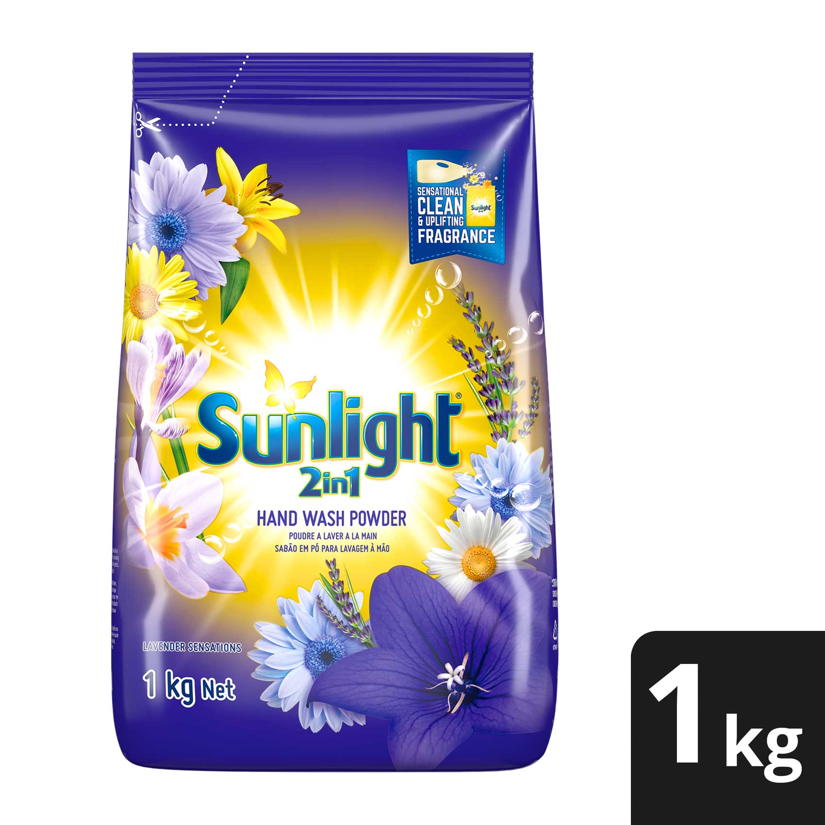 Sunlight Powder Lavender Fresh 1Kg