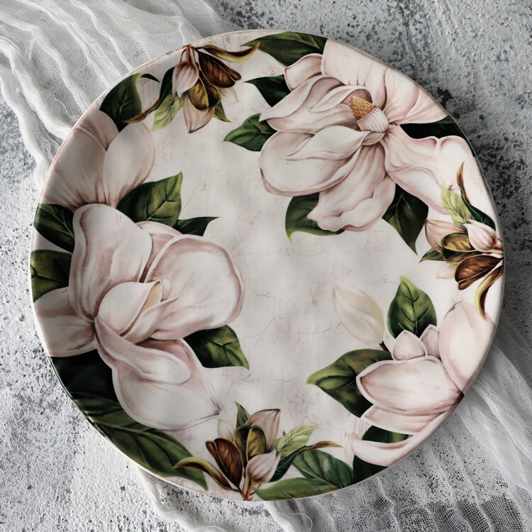 Table Flower Round Ceramic
