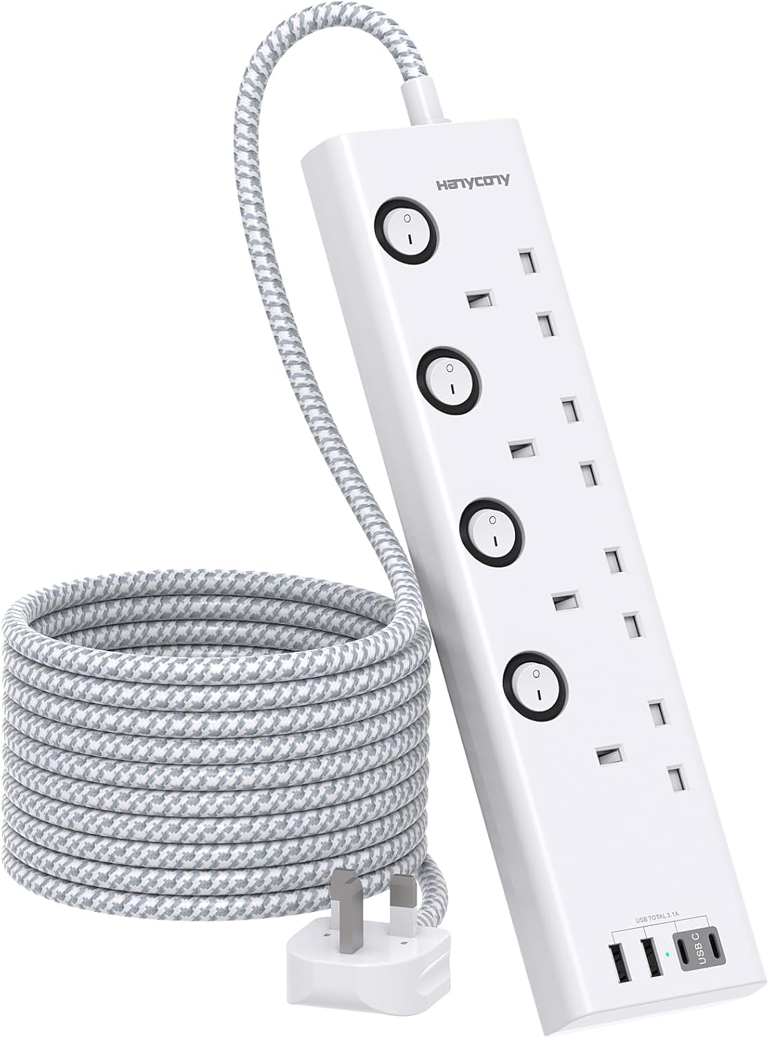 Usb 4 Ways 3M Extension