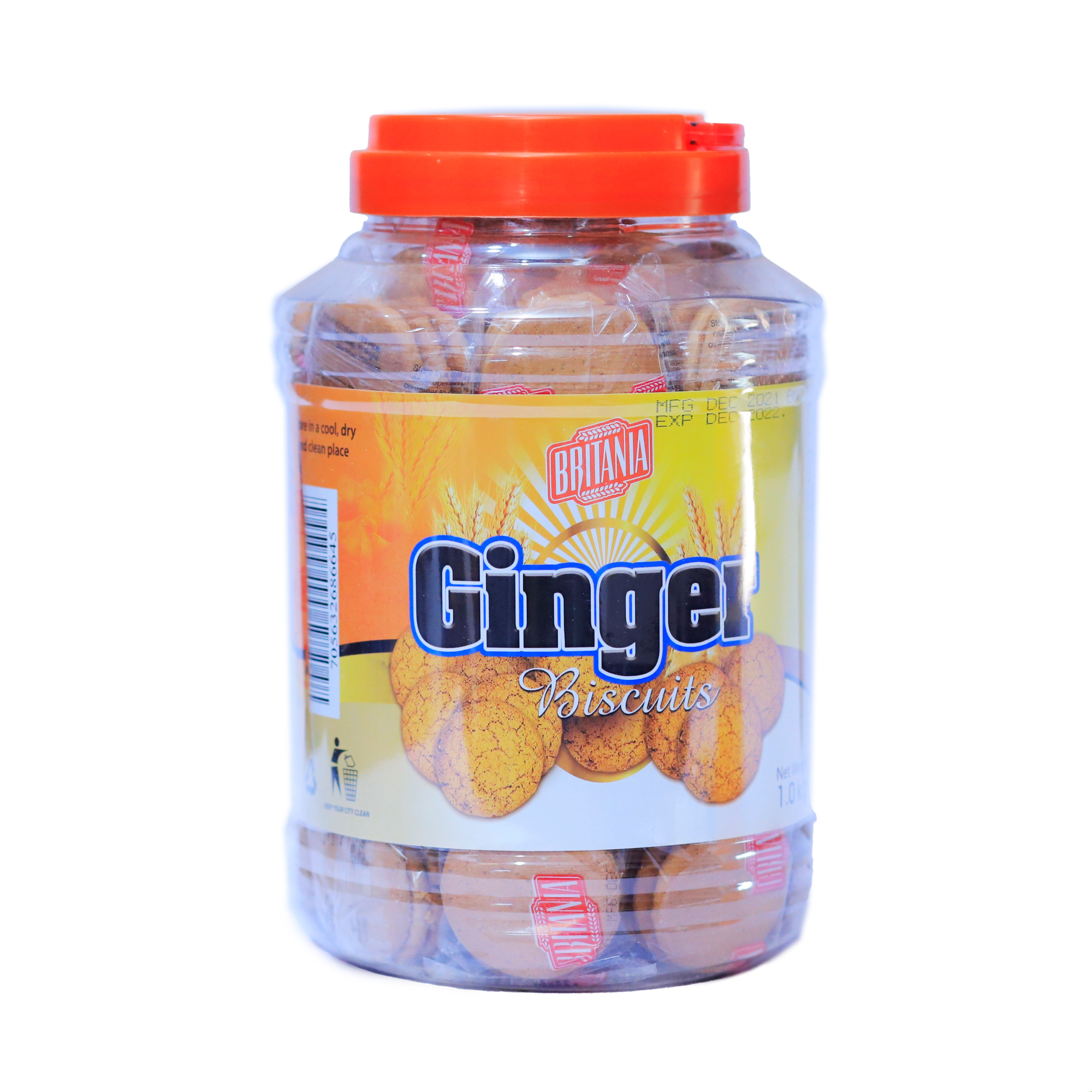Yego Ginger Biscuit Jar 1Kg