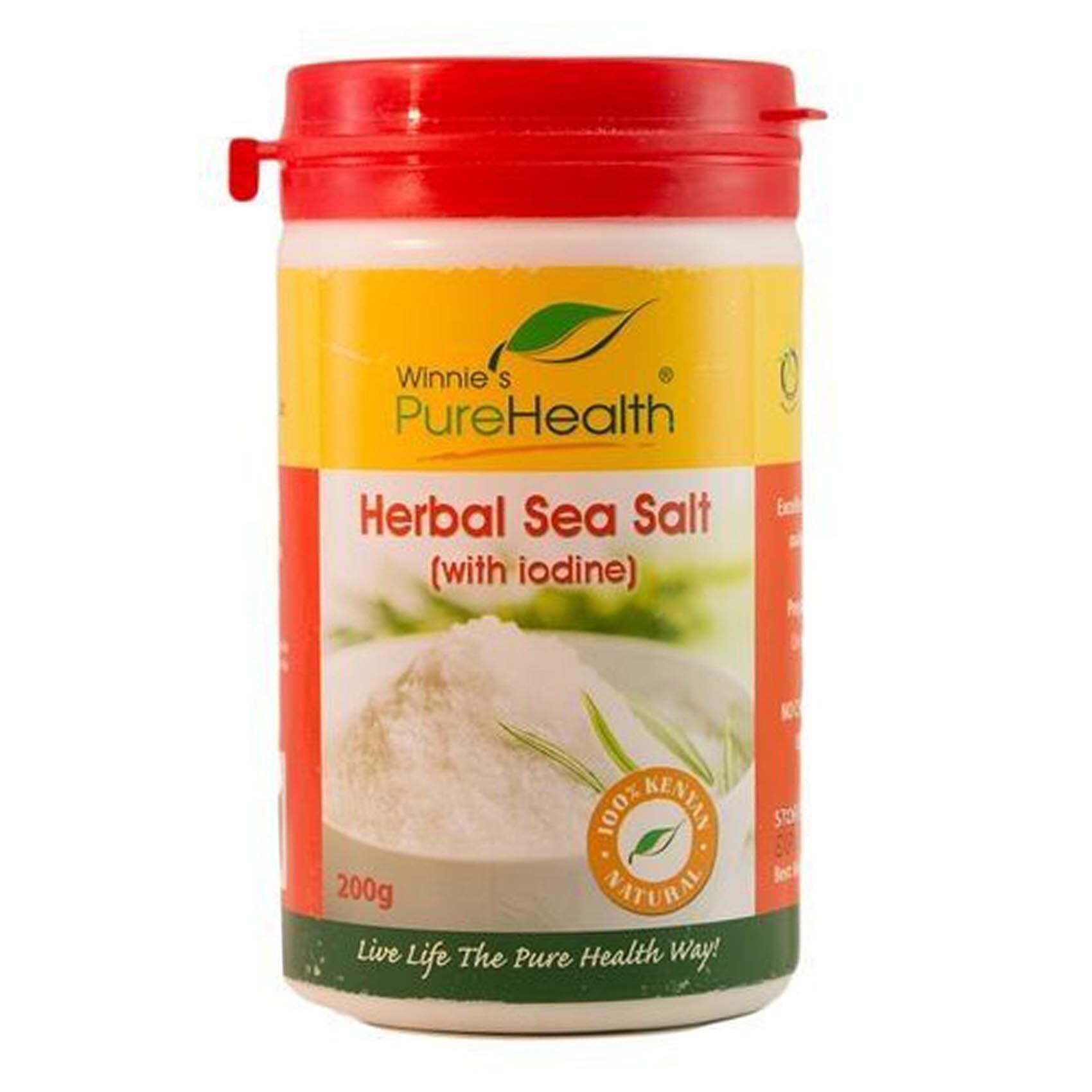 Afya Herbal Sea Salt W/Iodine 200G