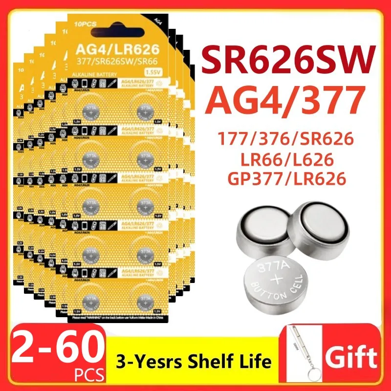 Alkaline Battery 1.55V Ag4