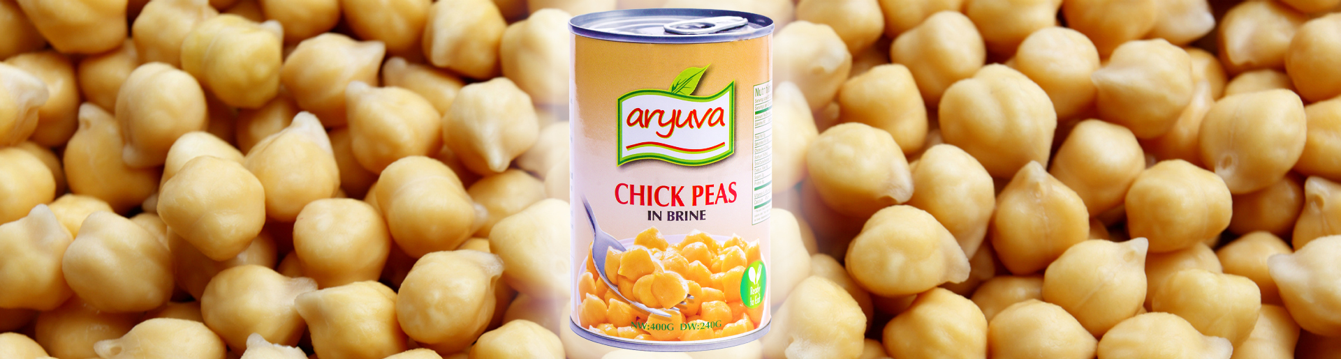 Aryuva Chick Peas 400Gm