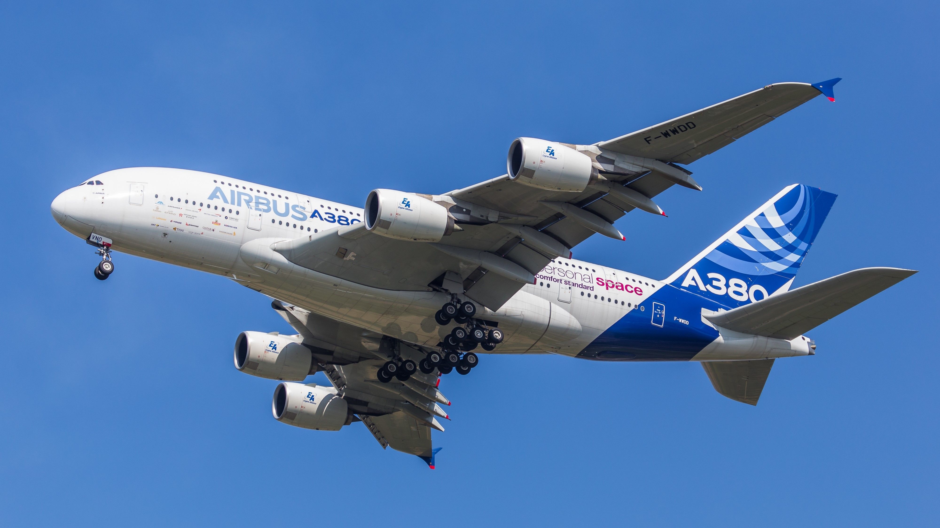A 380 Plane
