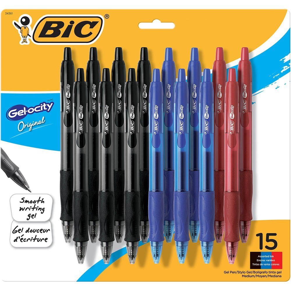 Bic Gel-Ocity Pen Blue/Black