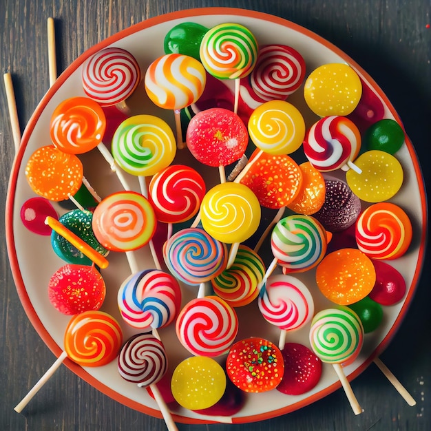 Candy Lollipop & Toy Gun