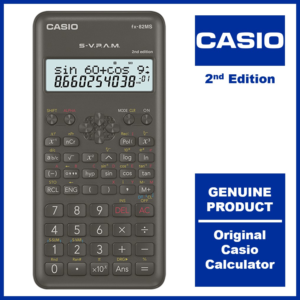 Casio Scientific Calculator Fx-82Ms