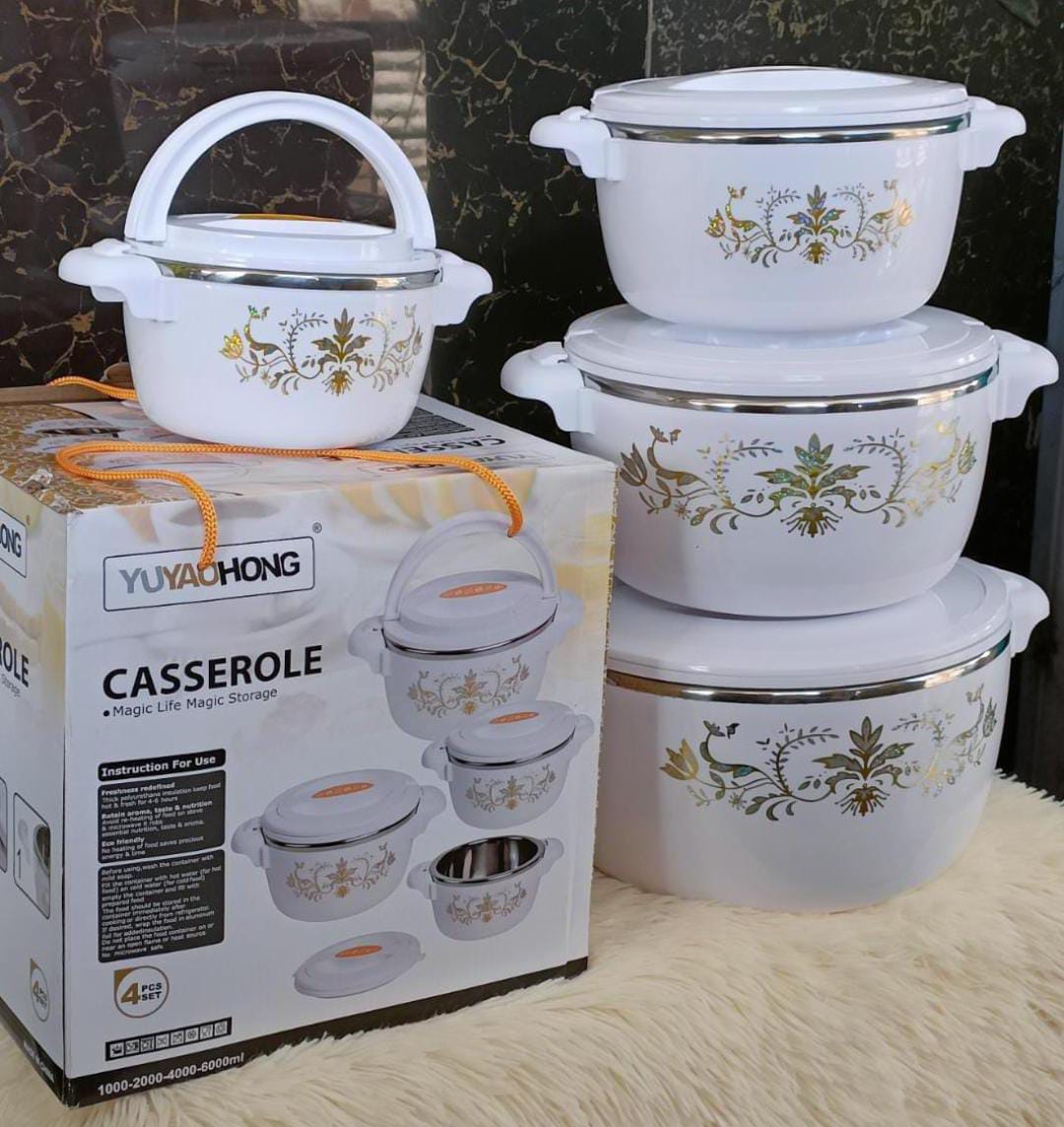 Casserole Perfect 1000/2000/4000/6000Ml 4Pcs