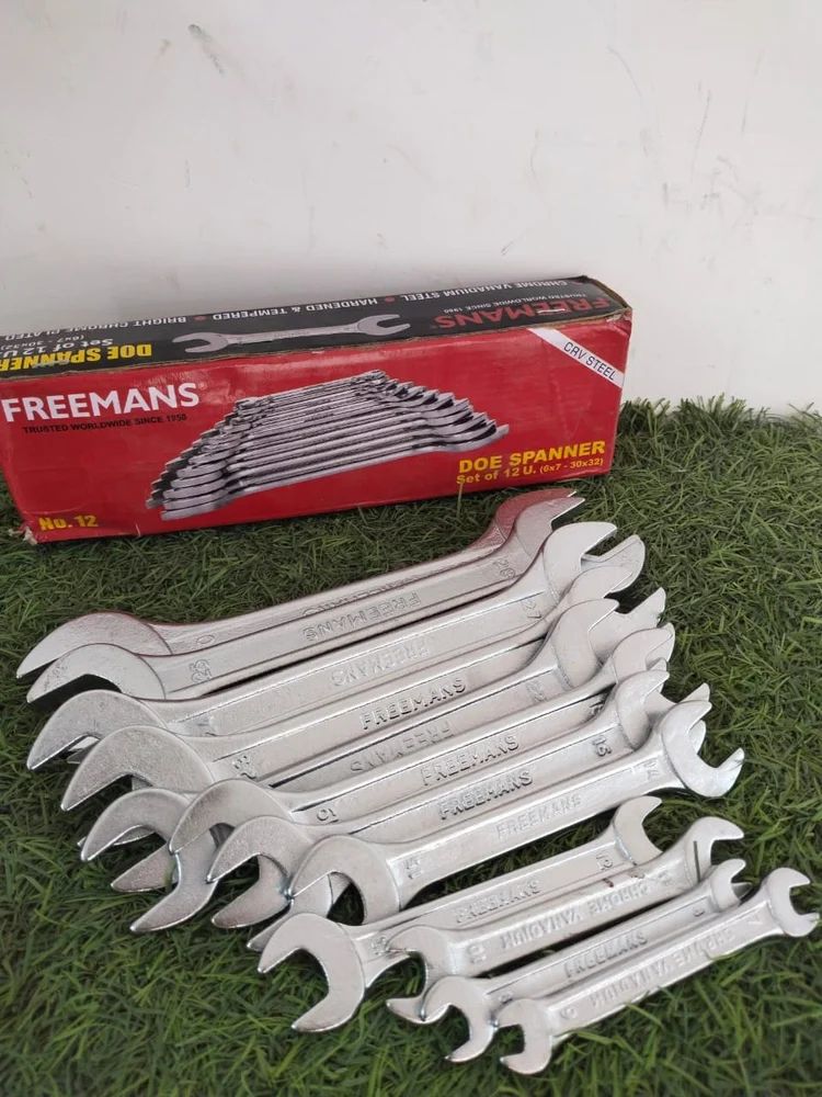 Chrome- Vanadium Box Spanner 10Pcs Set