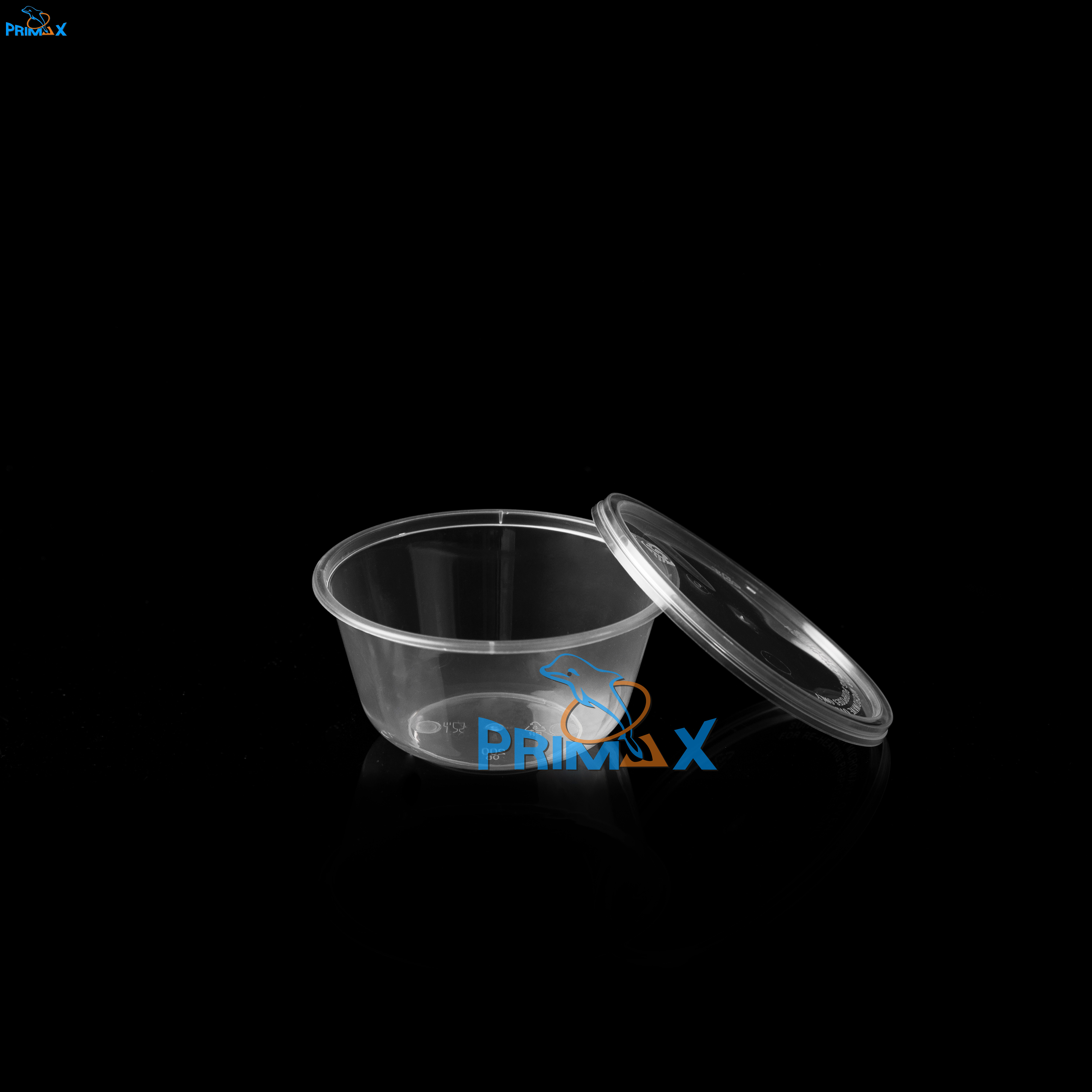 Clear Cups 94/200Ml Round+Lid