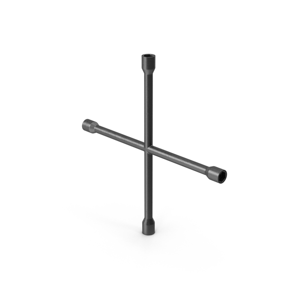 Cross Wrench Spanner Black S/S