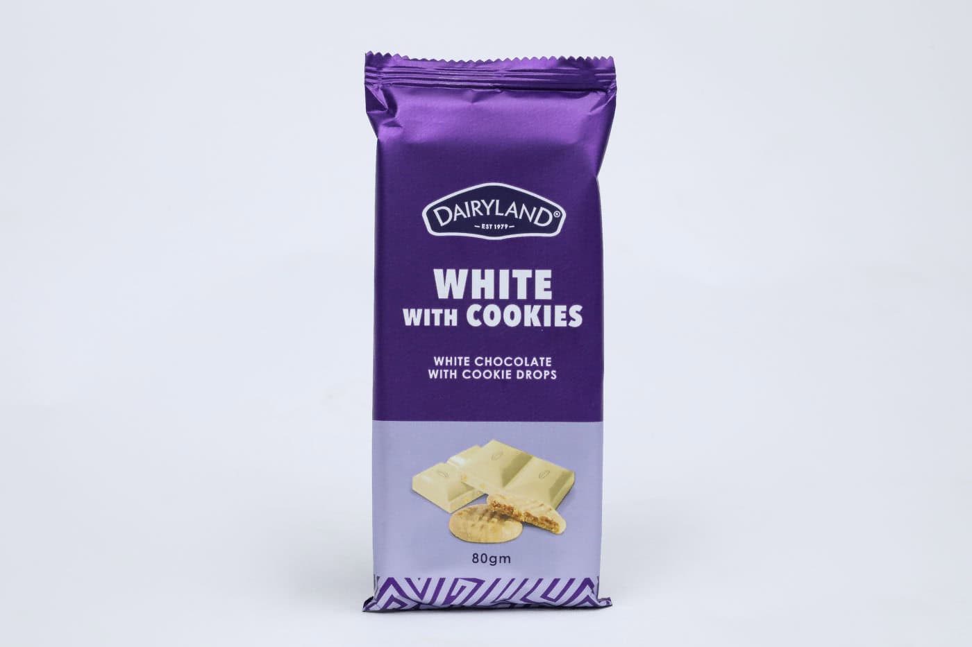 Dairyland Chocolate White/ Cookies 80G