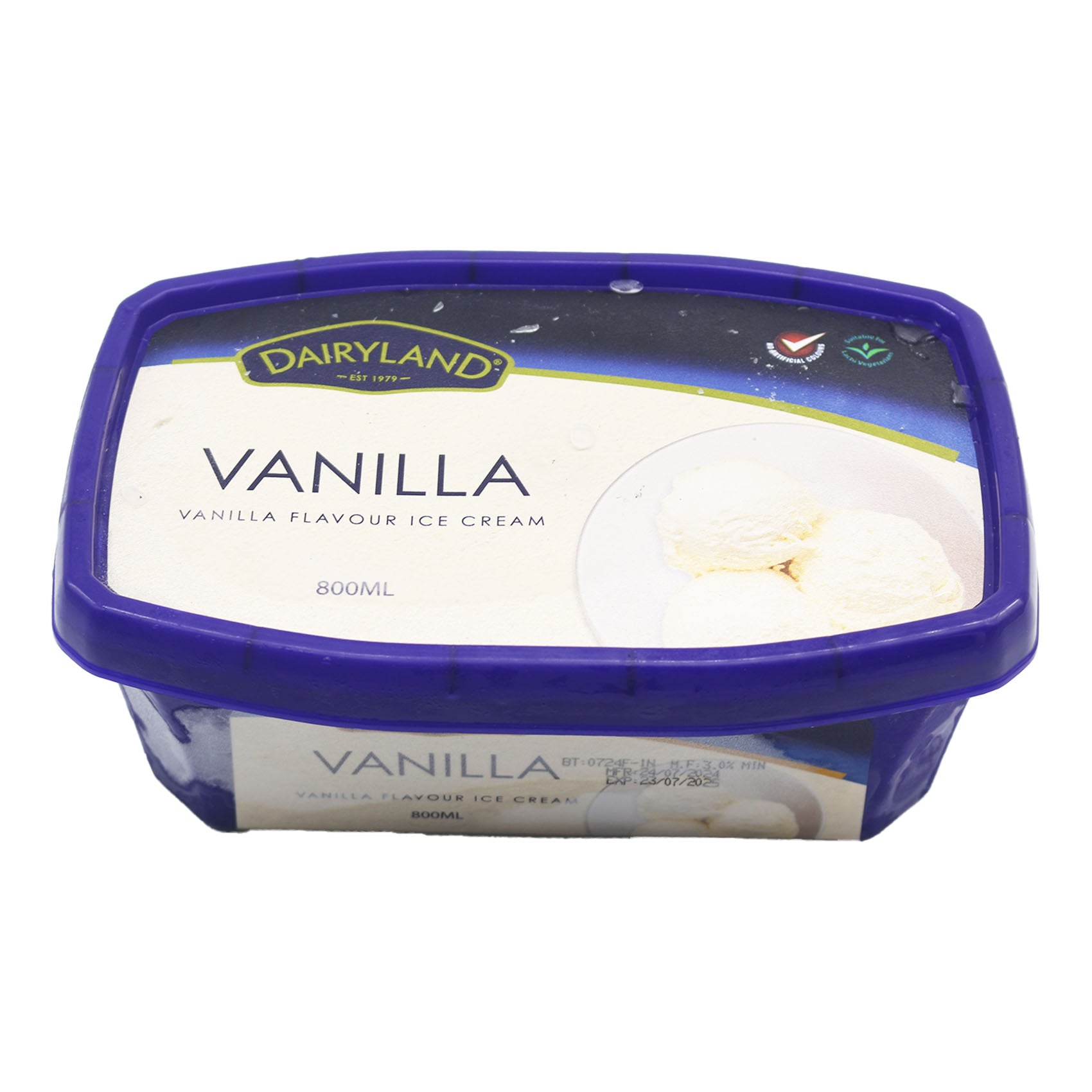 Dairyland Vanilla Ice Cream 800Ml